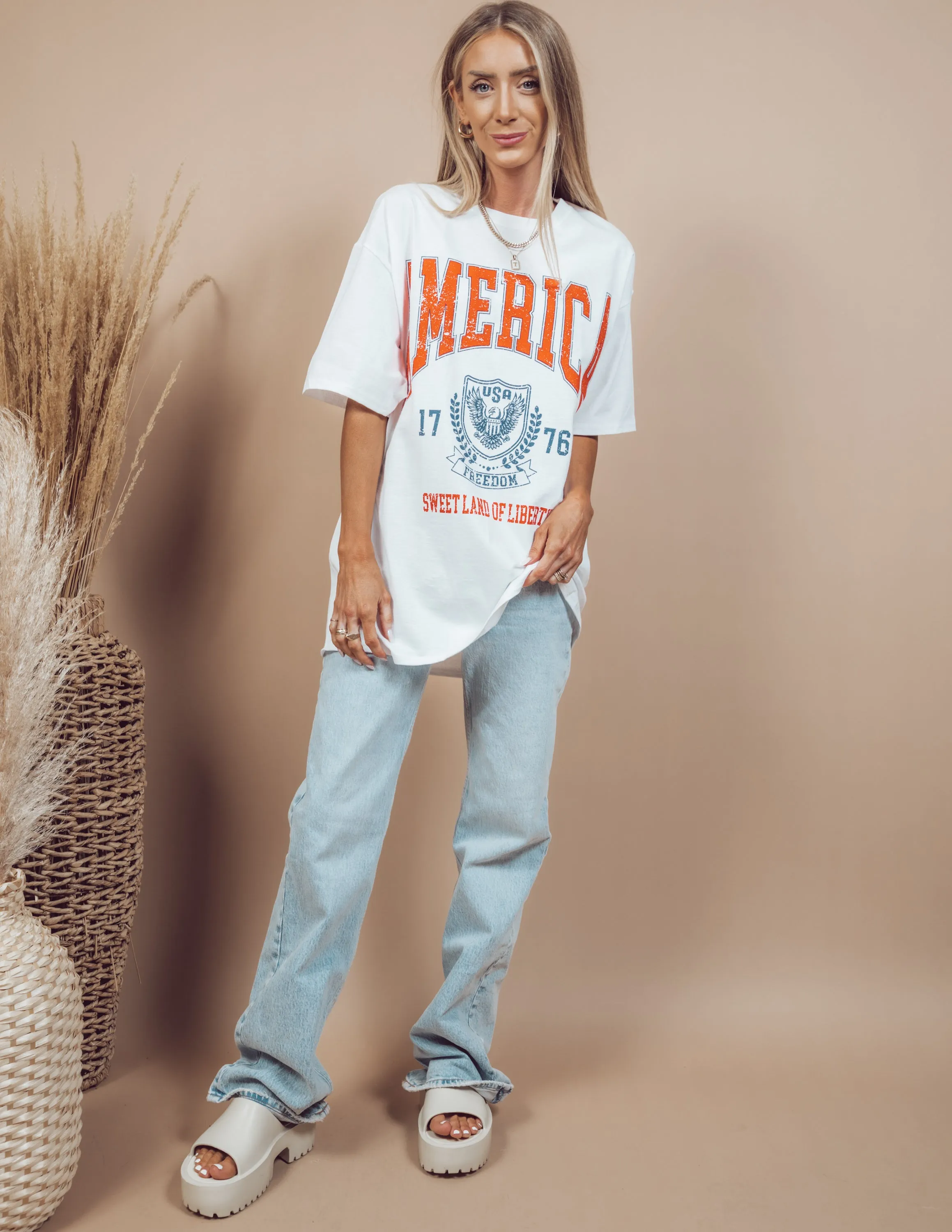 Sweet Land of Liberty Graphic Tee sold by Shop Stevie product image thumbnail 2