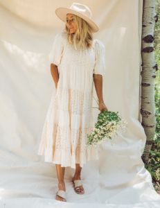 Murphy Eyelet Dress sold by Shop Stevie