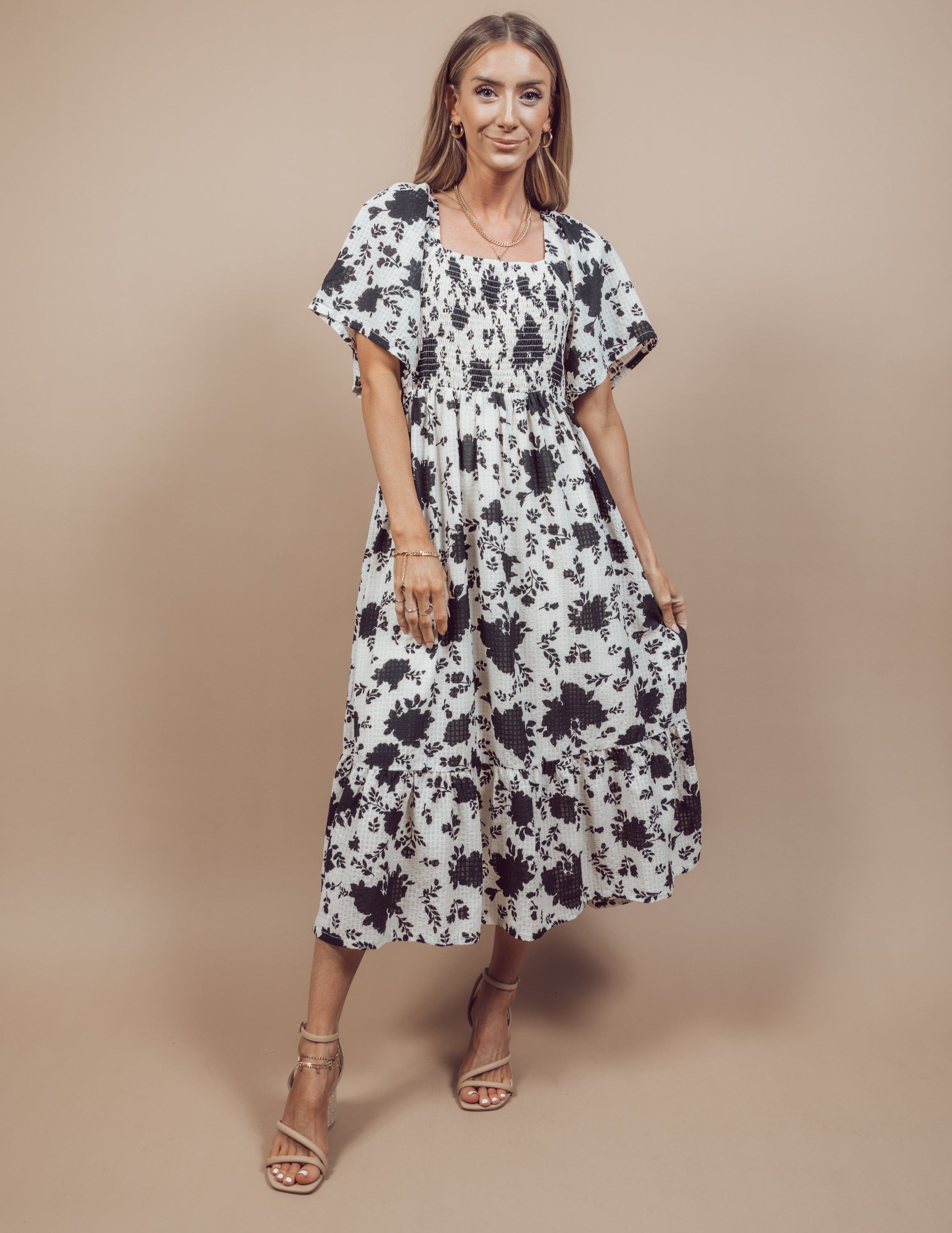 Braylee Floral Dress sold by Shop Stevie