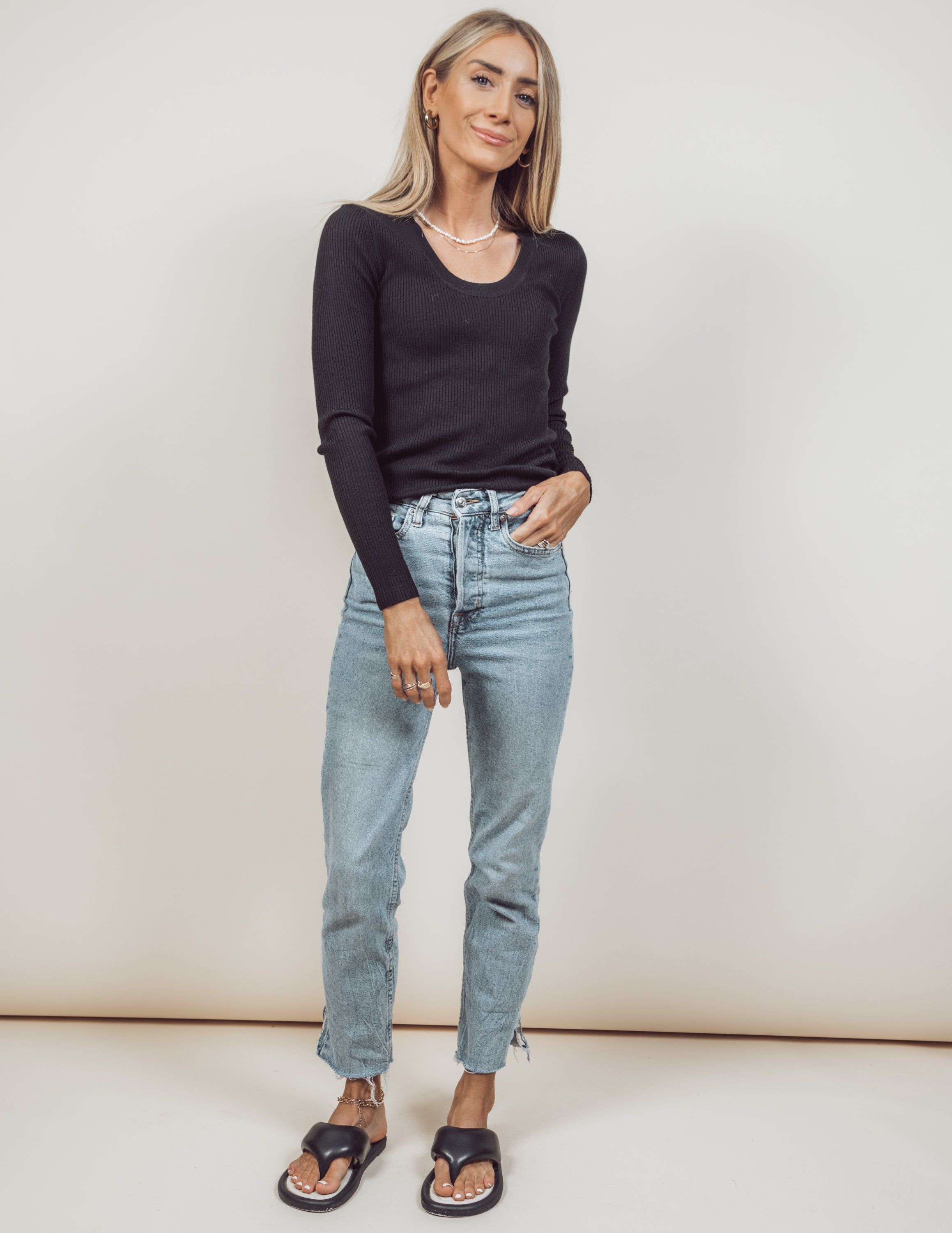 Charli Ribbed Sweater sold by Shop Stevie product image thumbnail 3