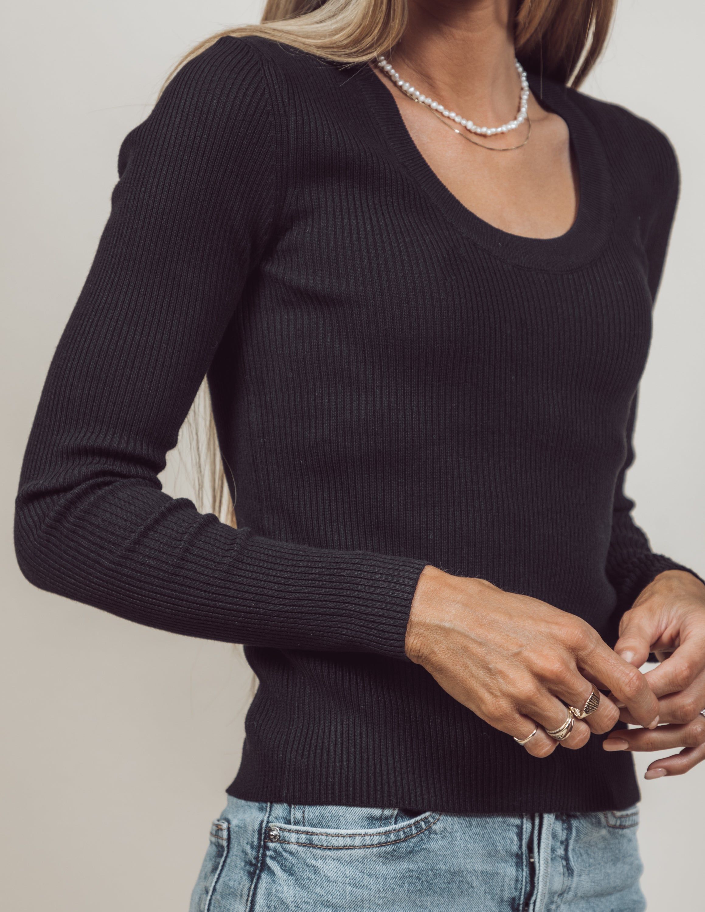 Charli Ribbed Sweater sold by Shop Stevie product image thumbnail 5