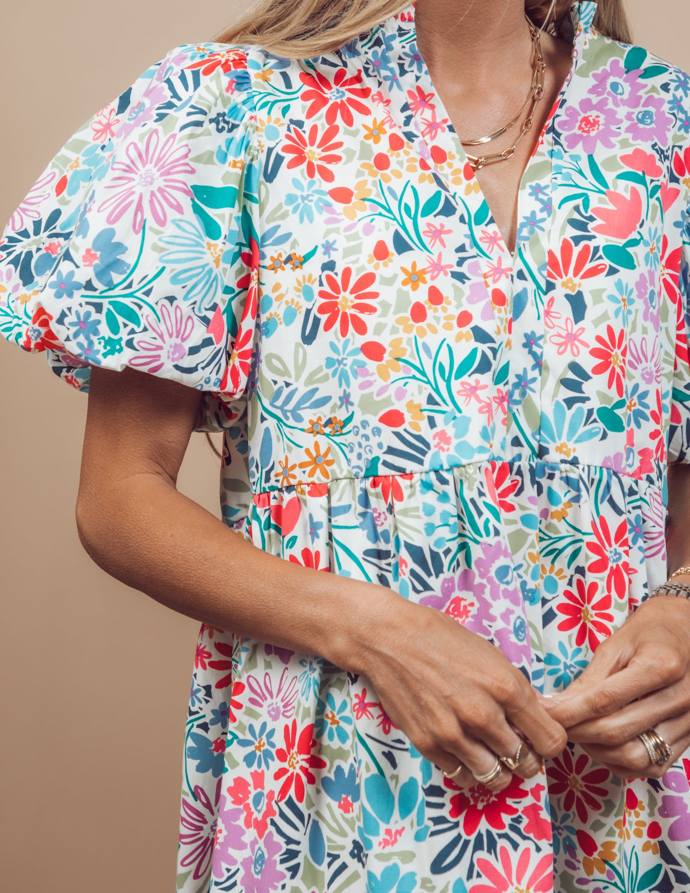 Leona Floral Dress sold by Shop Stevie product image thumbnail 4
