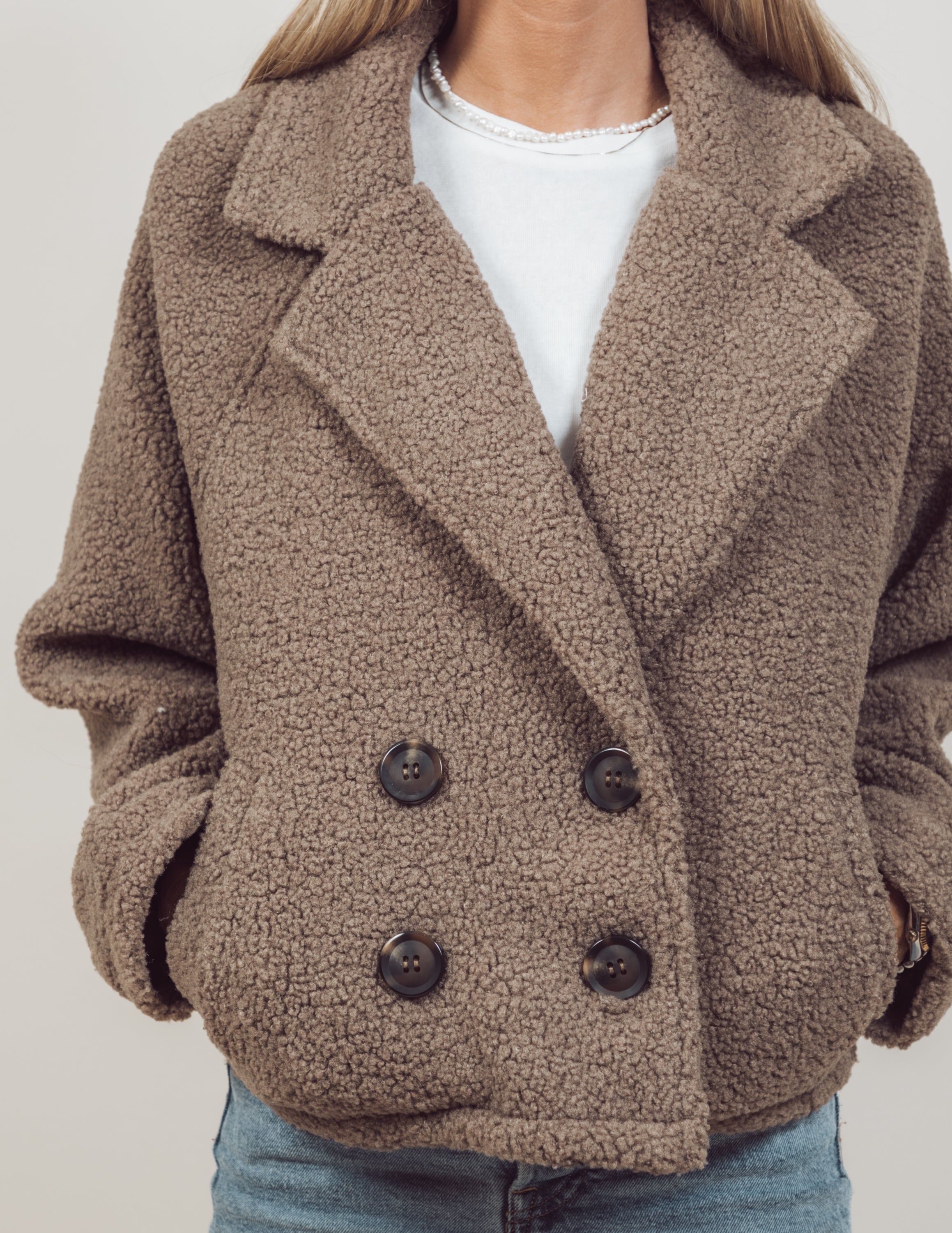 Lana Sherpa Jacket *COMING SOON* sold by Shop Stevie product image thumbnail 5