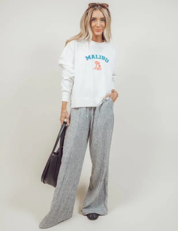 Malibu Beach Graphic Crewneck sold by Shop Stevie
