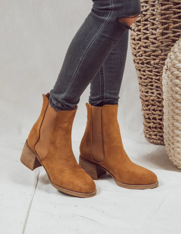 Bruno Suede Booties sold by Shop Stevie