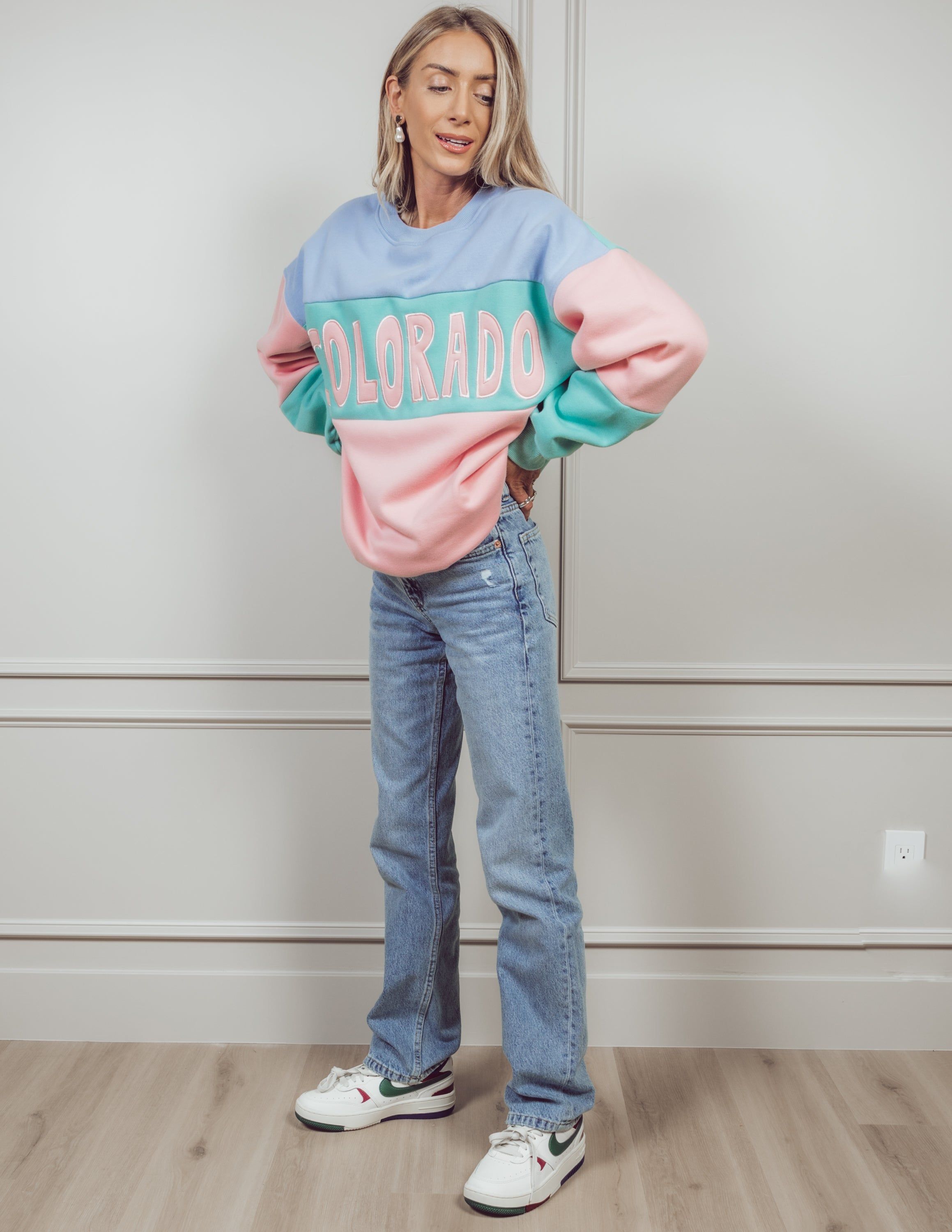 Colorado Color Block Sweatshirt sold by Shop Stevie product image thumbnail 3