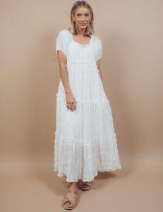 Isabella Ruffle Dress *COMING SOON* sold by Shop Stevie