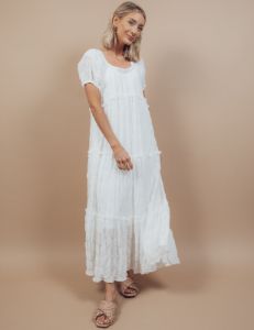 Isabella Ruffle Dress *COMING SOON* sold by Shop Stevie