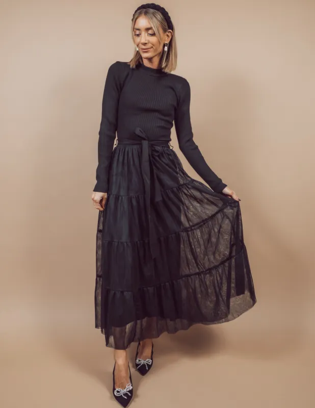 Odette Tiered Dress sold by Shop Stevie