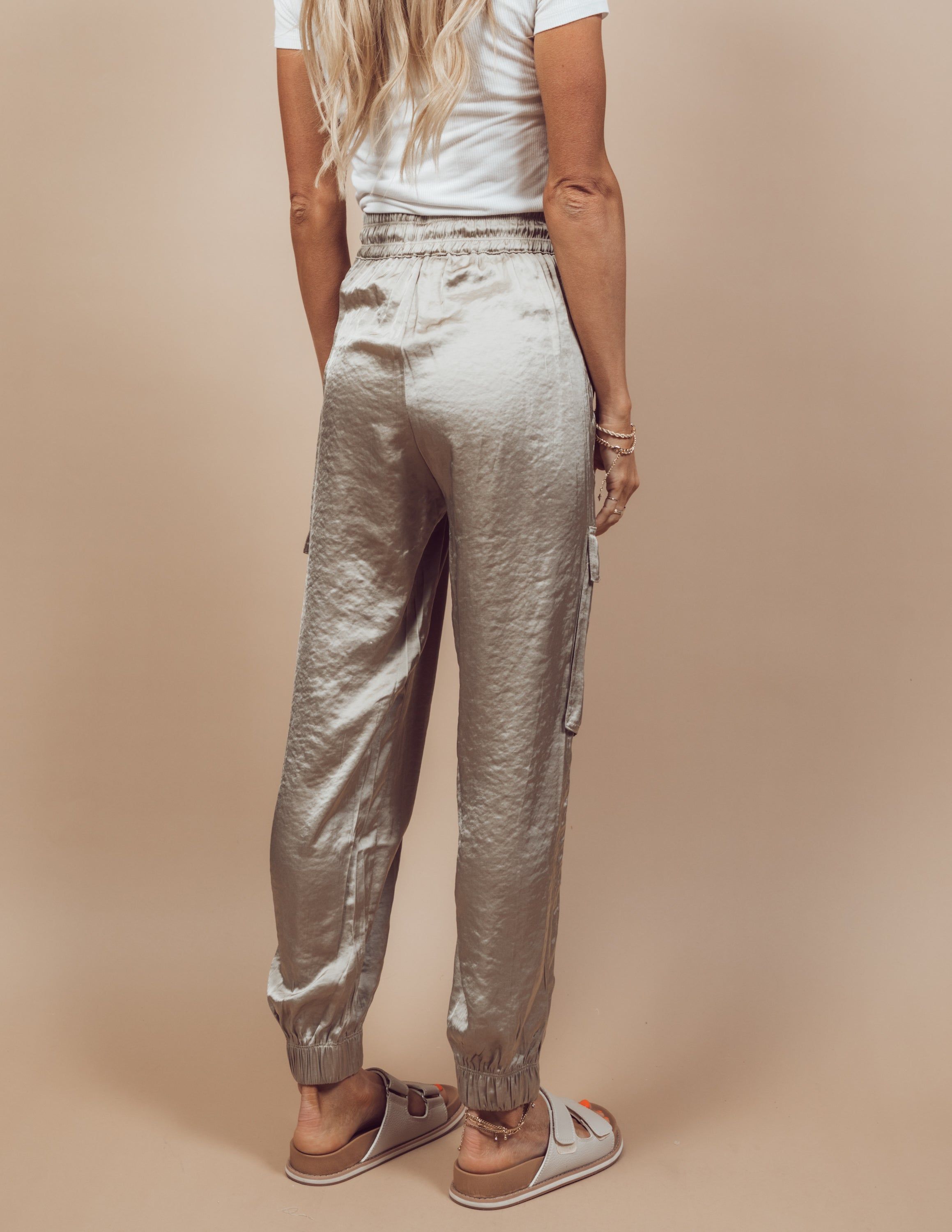 Katherine Satin Cargo Pants sold by Shop Stevie product image thumbnail 3