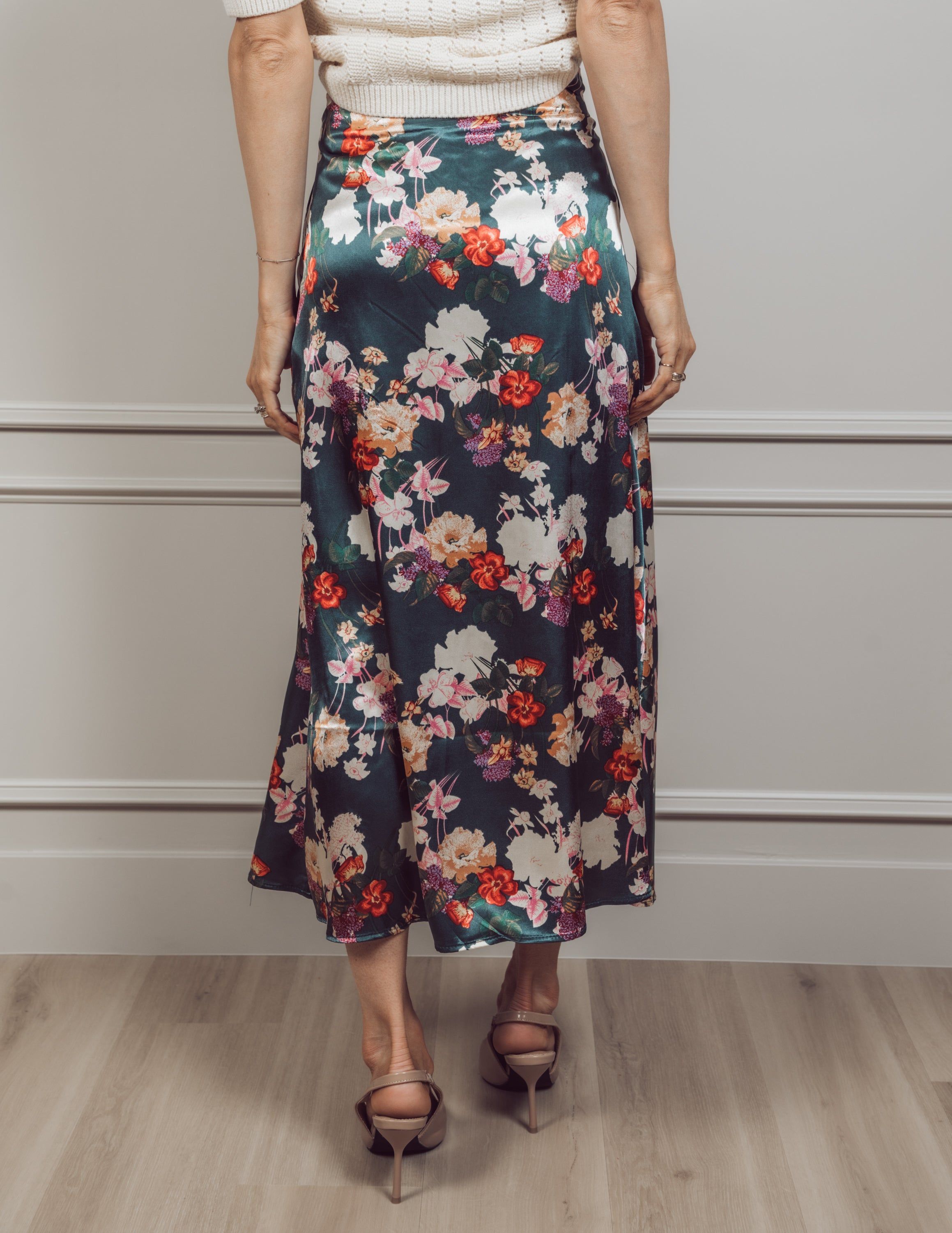 Camryn Floral Midi Skirt sold by Shop Stevie product image thumbnail 5