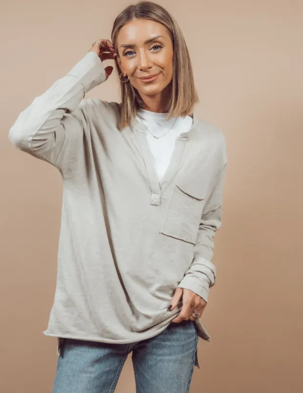 Wrenlee V-Neck Top *COMING SOON* sold by Shop Stevie