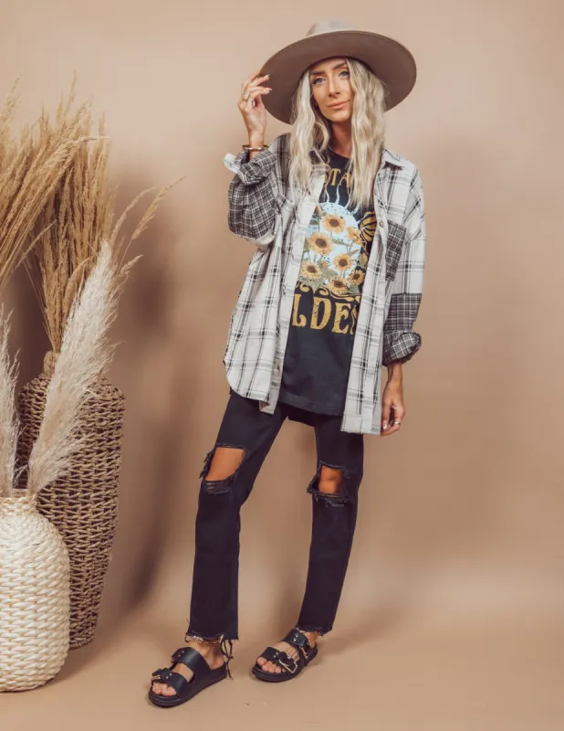 Whit Plaid Overshirt sold by Shop Stevie