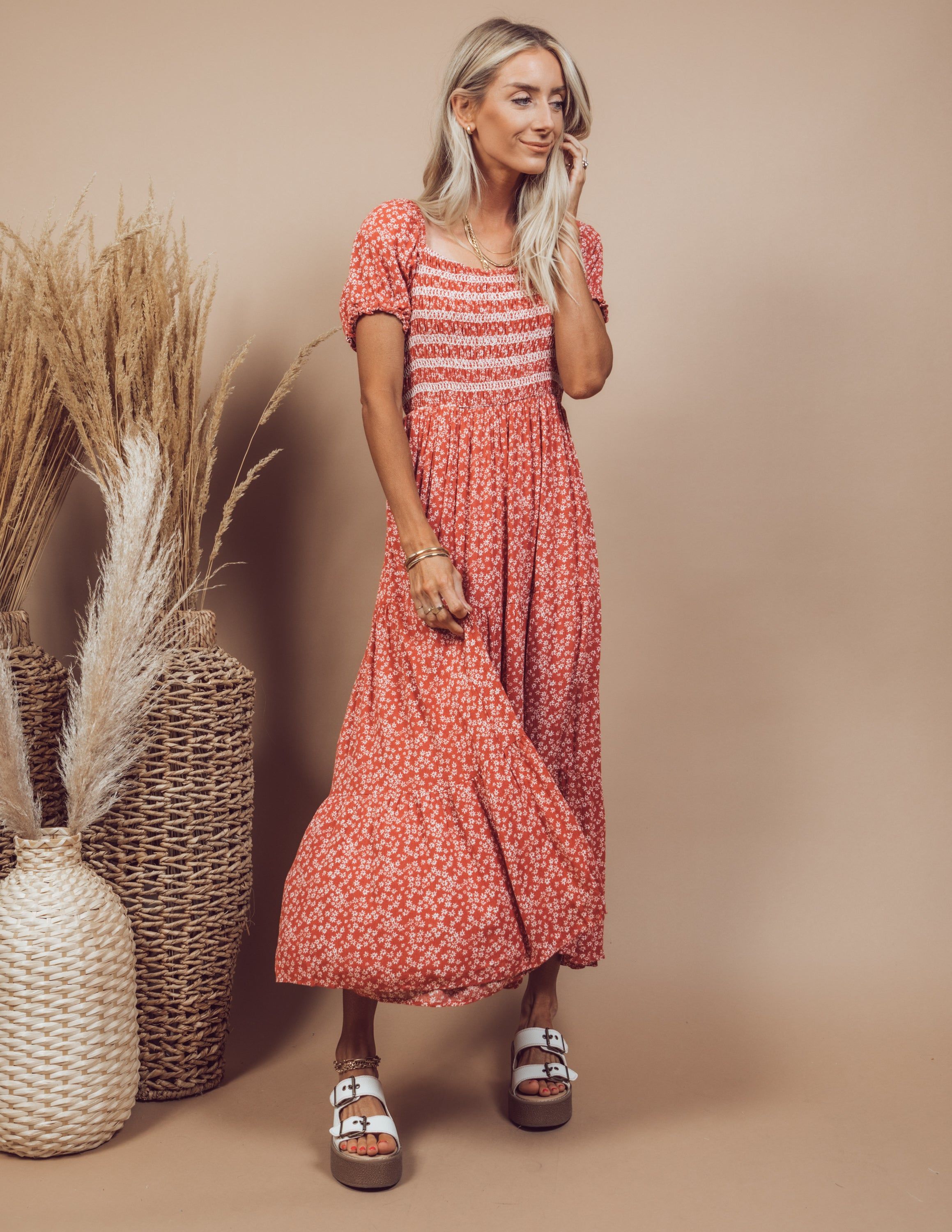 Halle Floral Maxi Dress sold by Shop Stevie