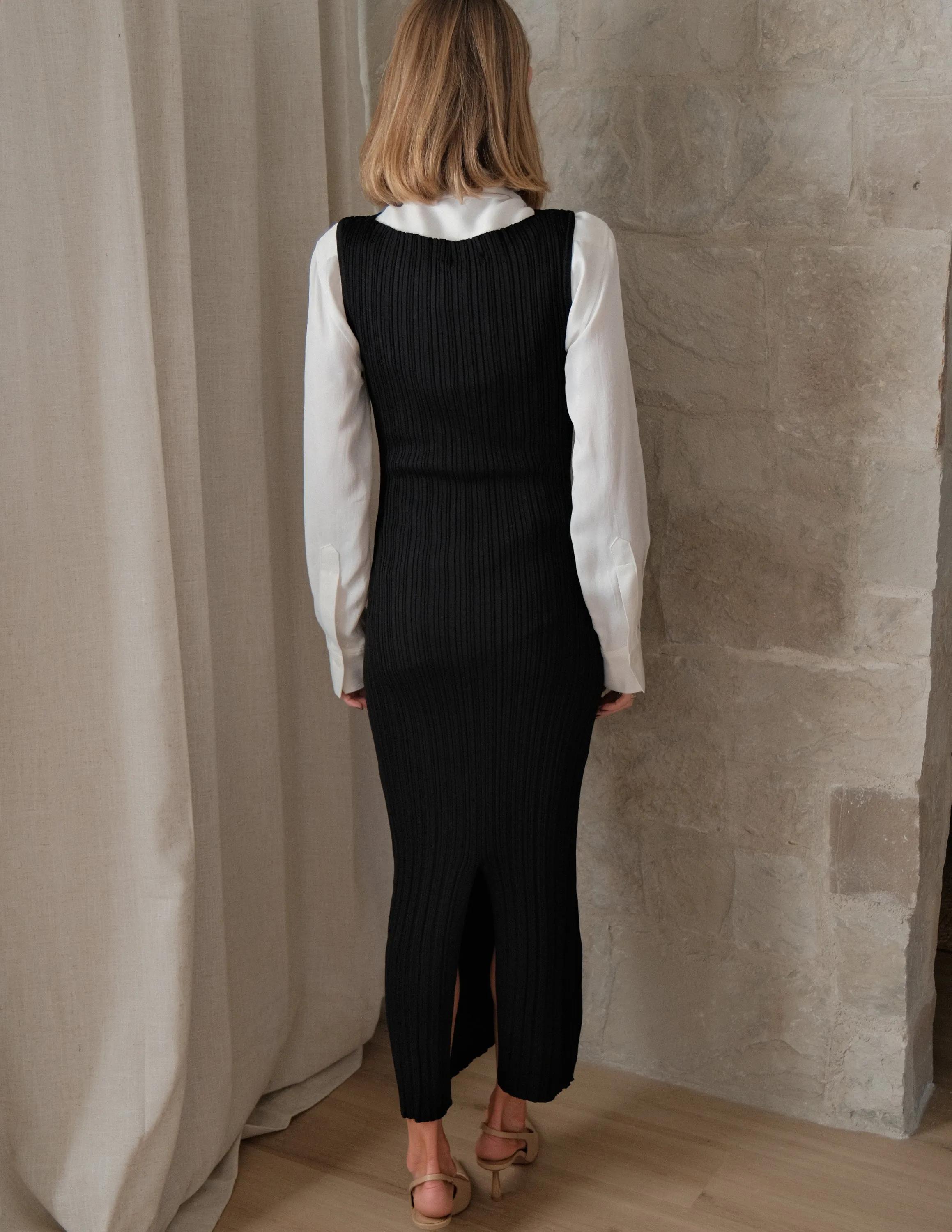 Emaline Ribbed Knit Dress sold by Shop Stevie product image thumbnail 4