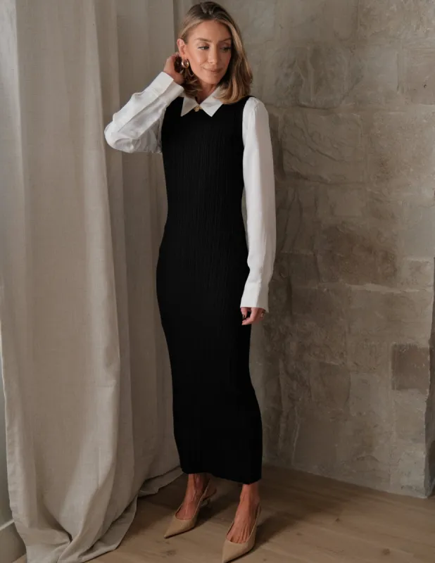 Emaline Ribbed Knit Dress sold by Shop Stevie
