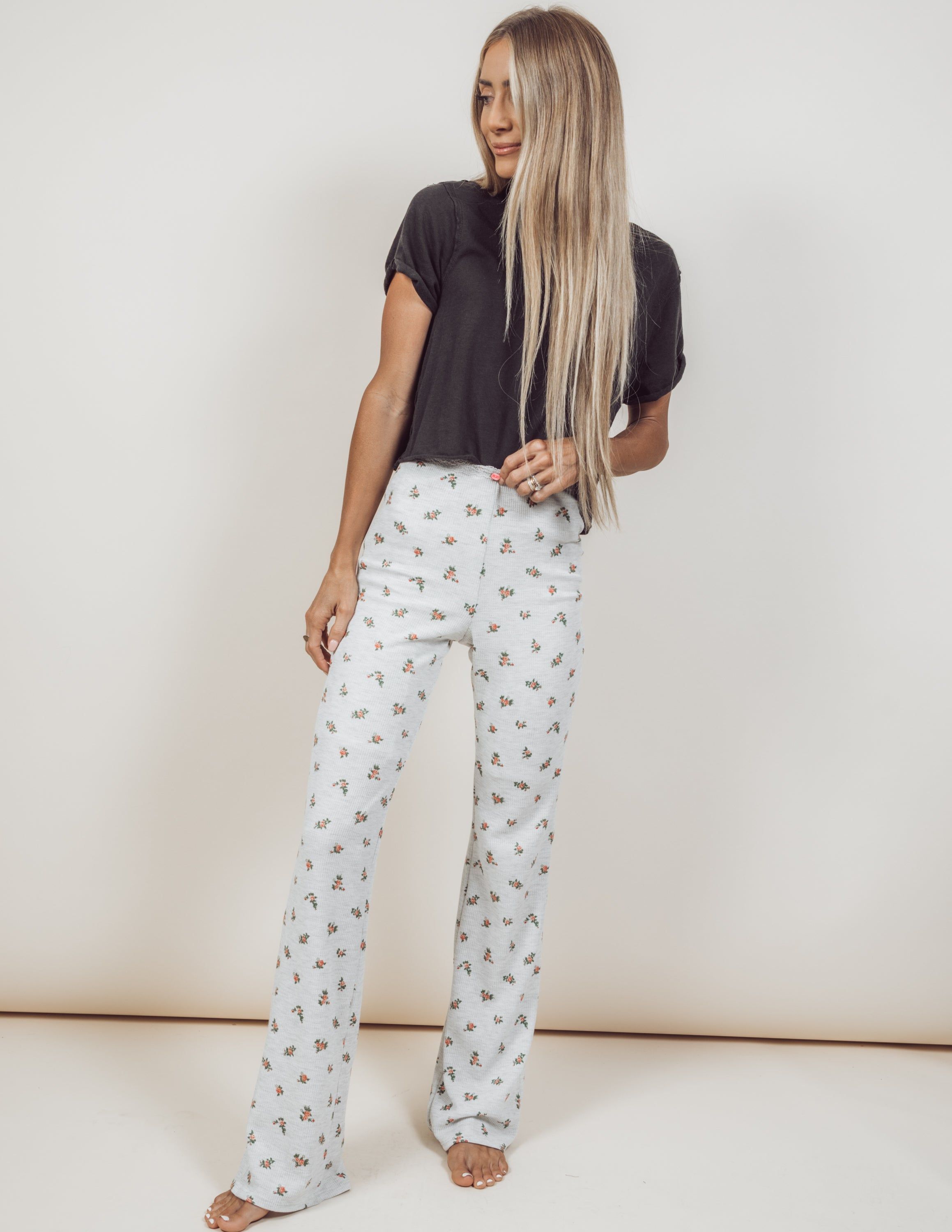 Rosie Floral Lounge Pants *COMING SOON* sold by Shop Stevie product image thumbnail 6