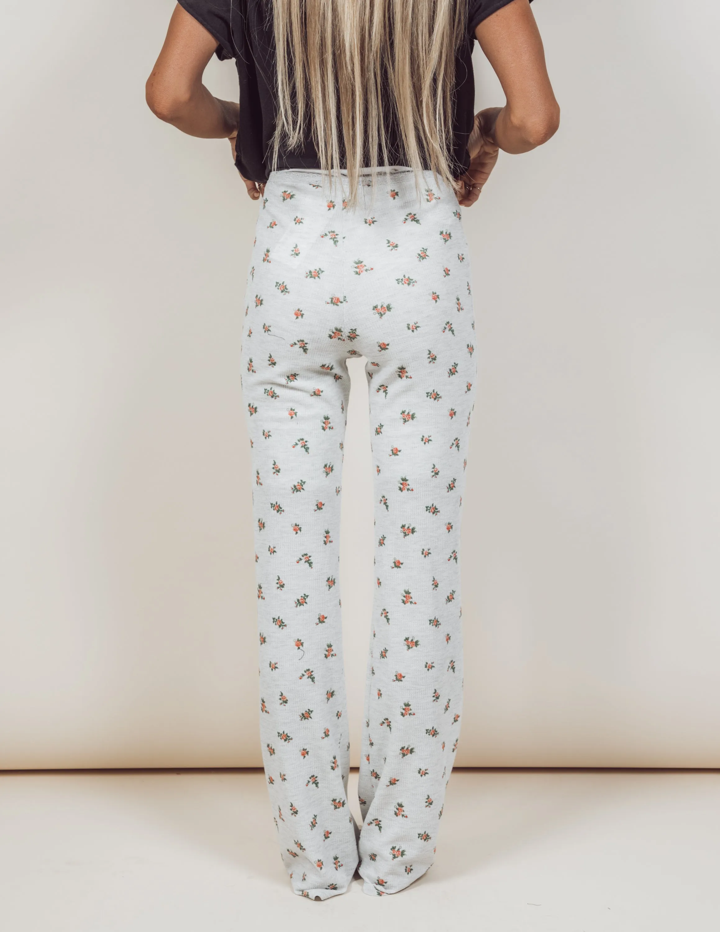 Rosie Floral Lounge Pants sold by Shop Stevie product image thumbnail 4