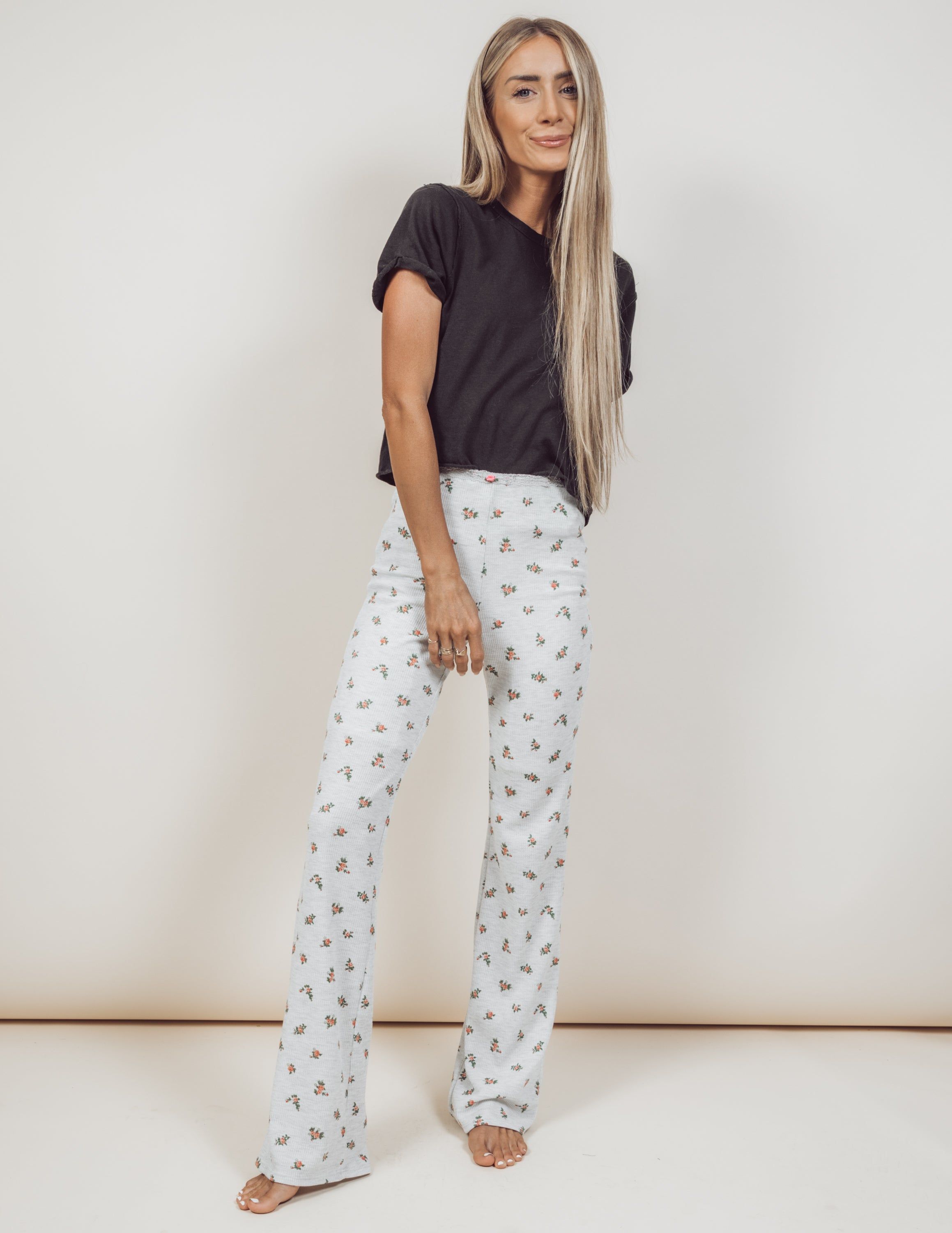 Rosie Floral Lounge Pants *COMING SOON* sold by Shop Stevie product image thumbnail 5