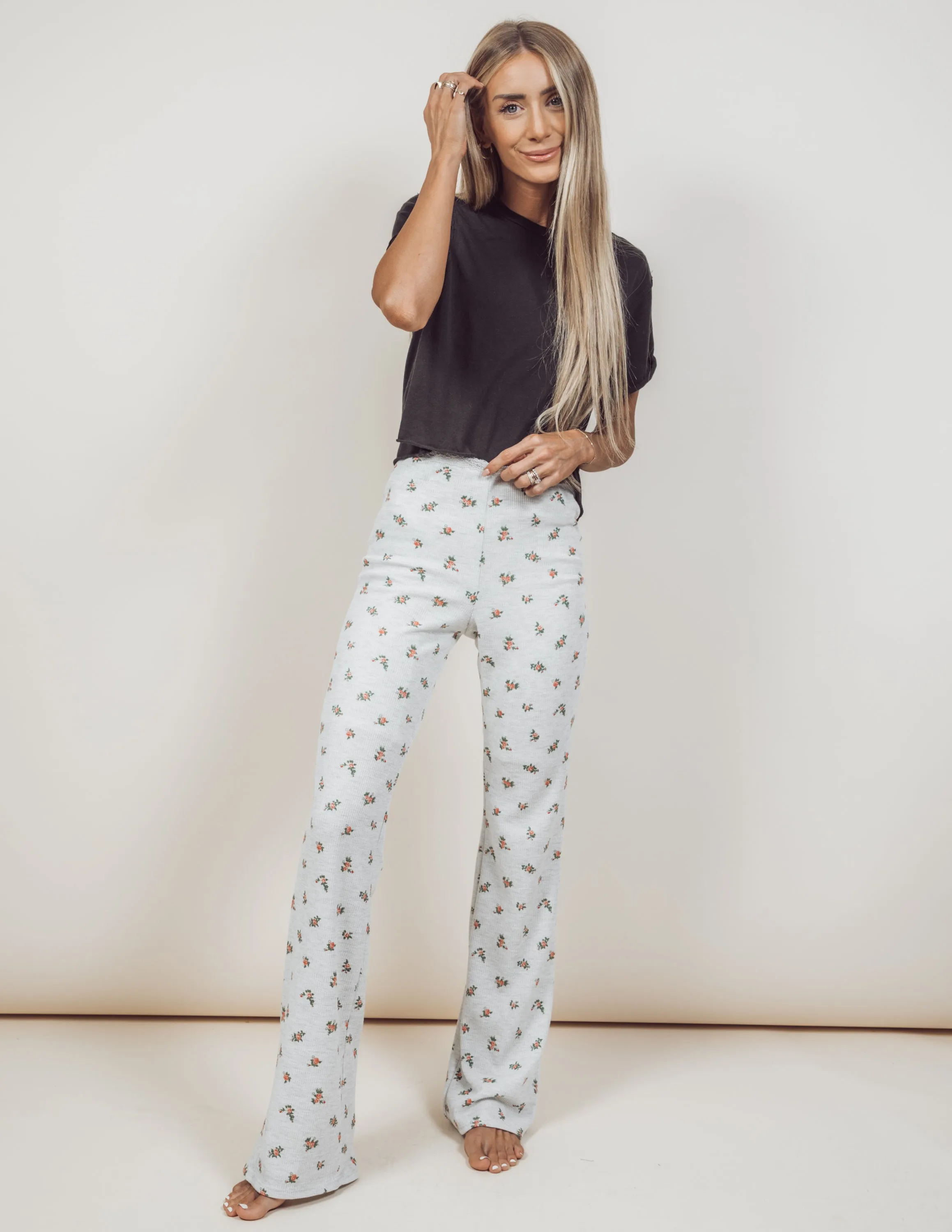 Rosie Floral Lounge Pants sold by Shop Stevie