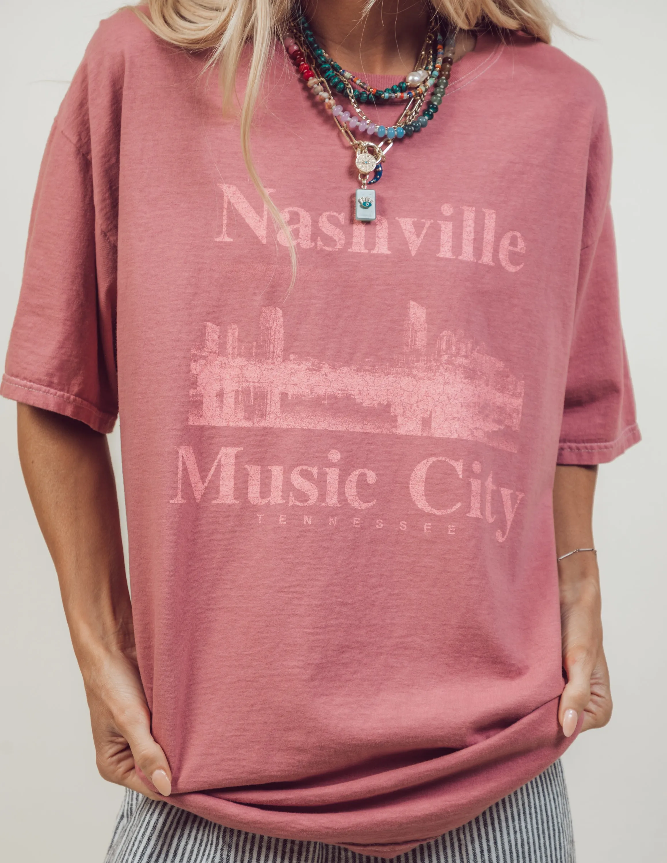 Nashville Music City Graphic Tee sold by Shop Stevie product image thumbnail 4