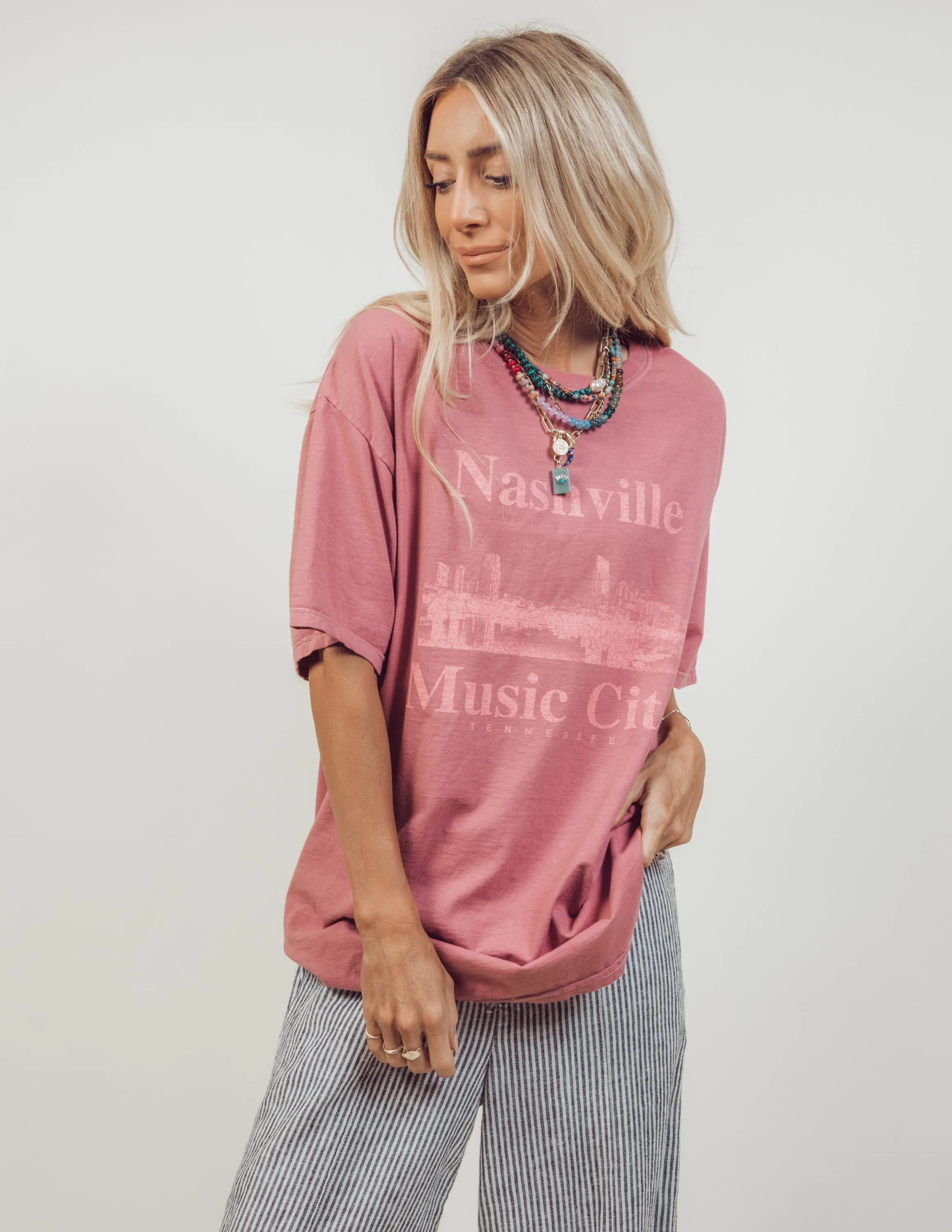 Nashville Music City Graphic Tee sold by Shop Stevie product image thumbnail 3