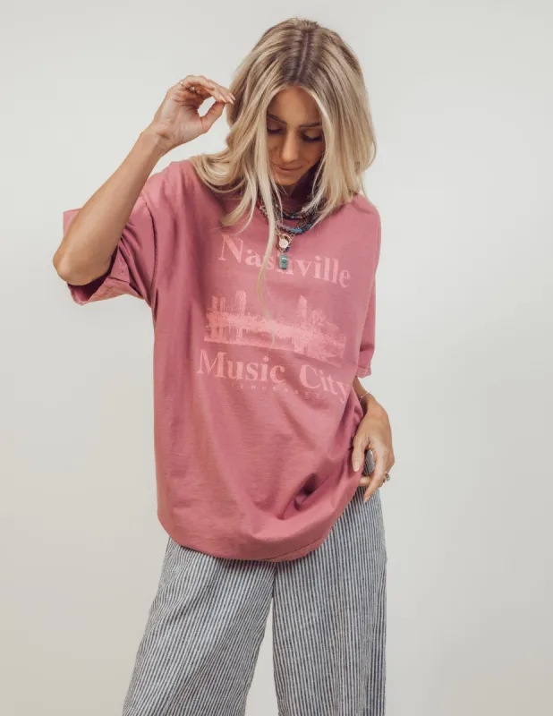 Nashville Music City Graphic Tee sold by Shop Stevie