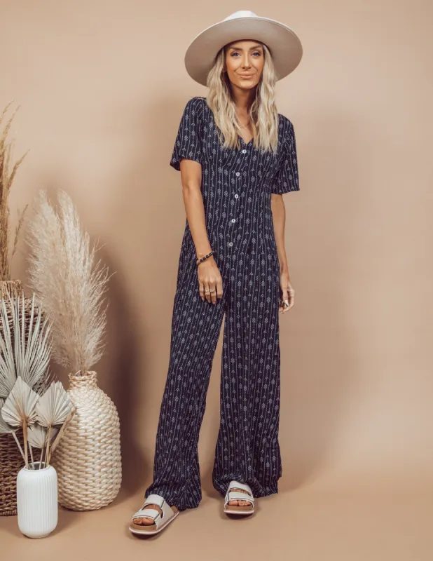 Cascade Printed Jumpsuit sold by Shop Stevie