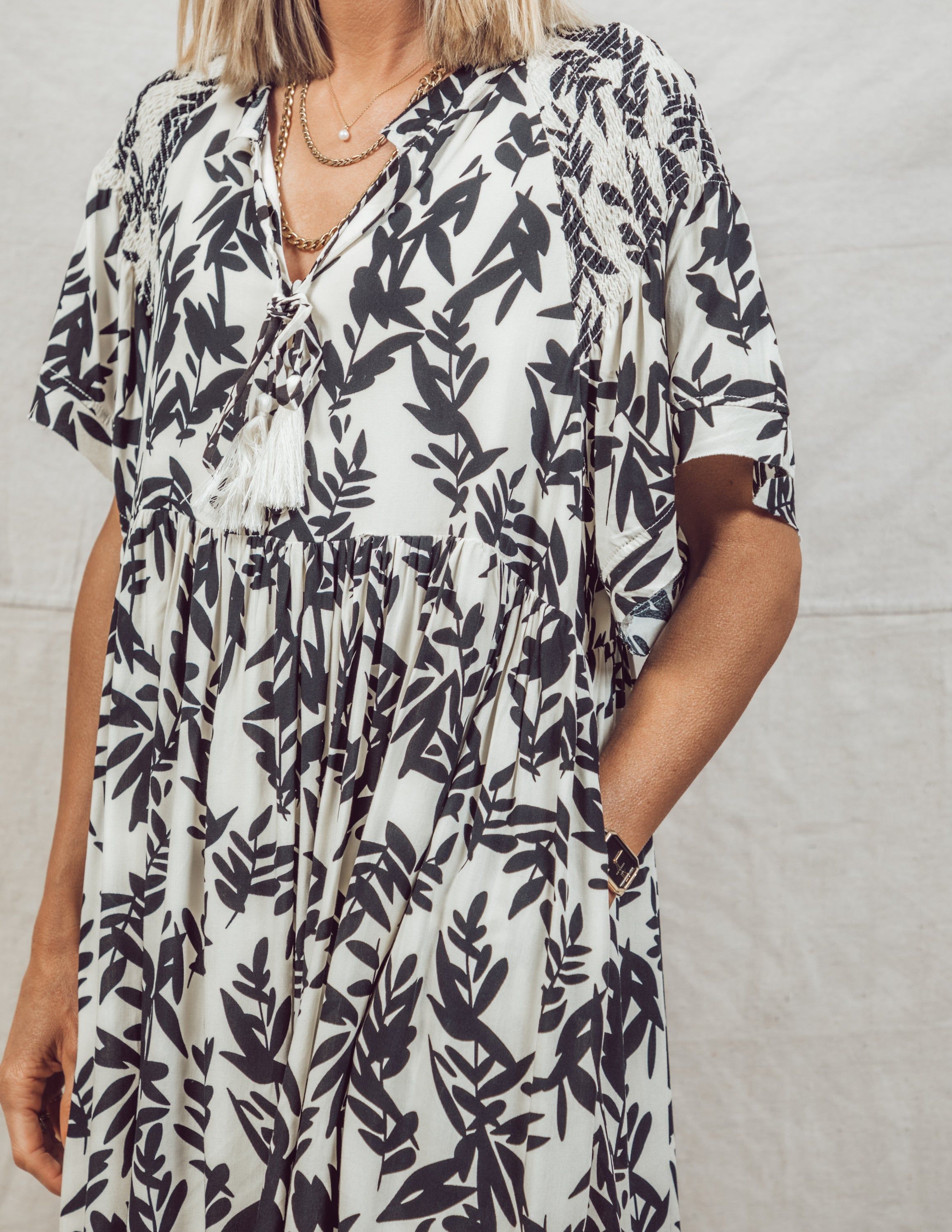 Joanna Printed Dress *COMING SOON* sold by Shop Stevie product image thumbnail 4