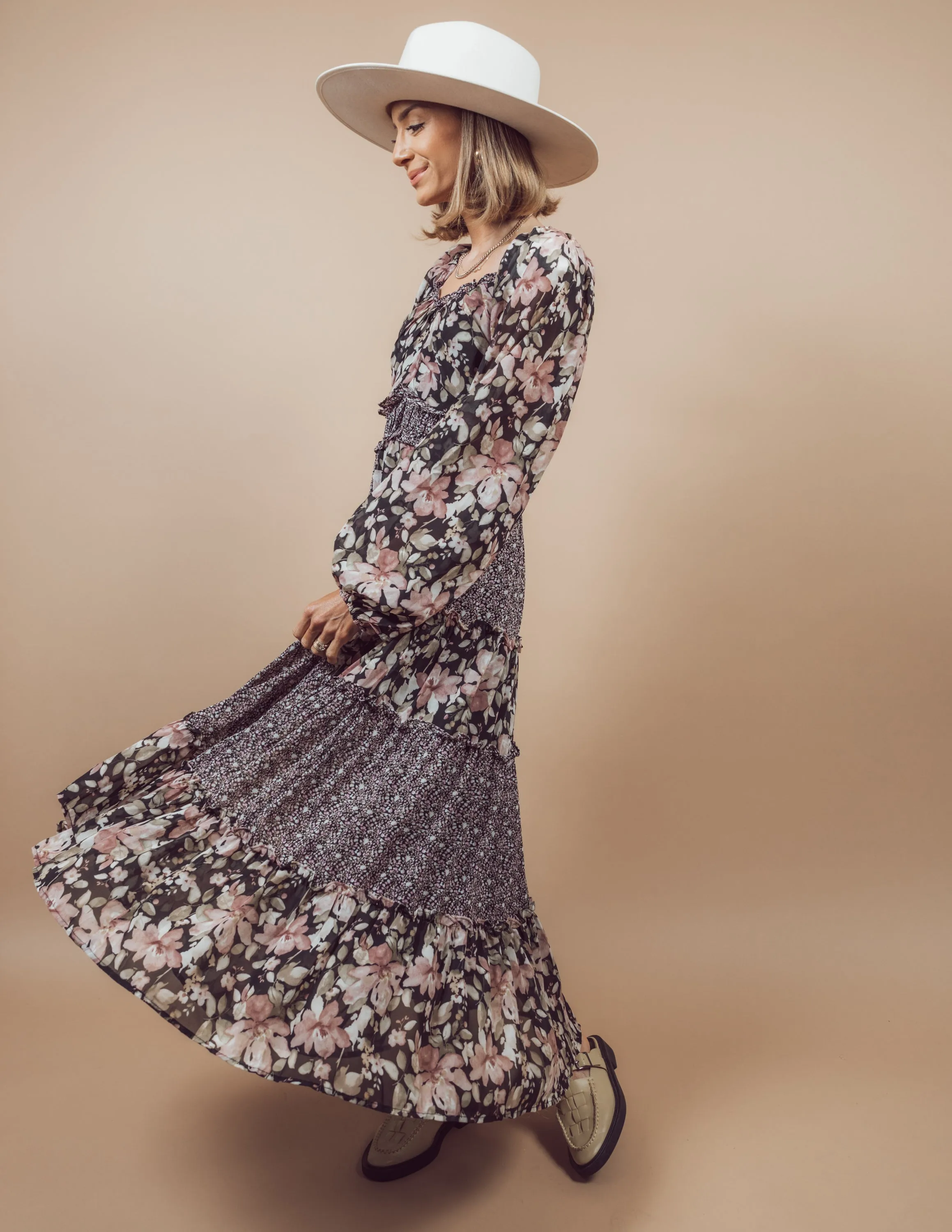 Amelia Printed Midi Dress sold by Shop Stevie product image thumbnail 2