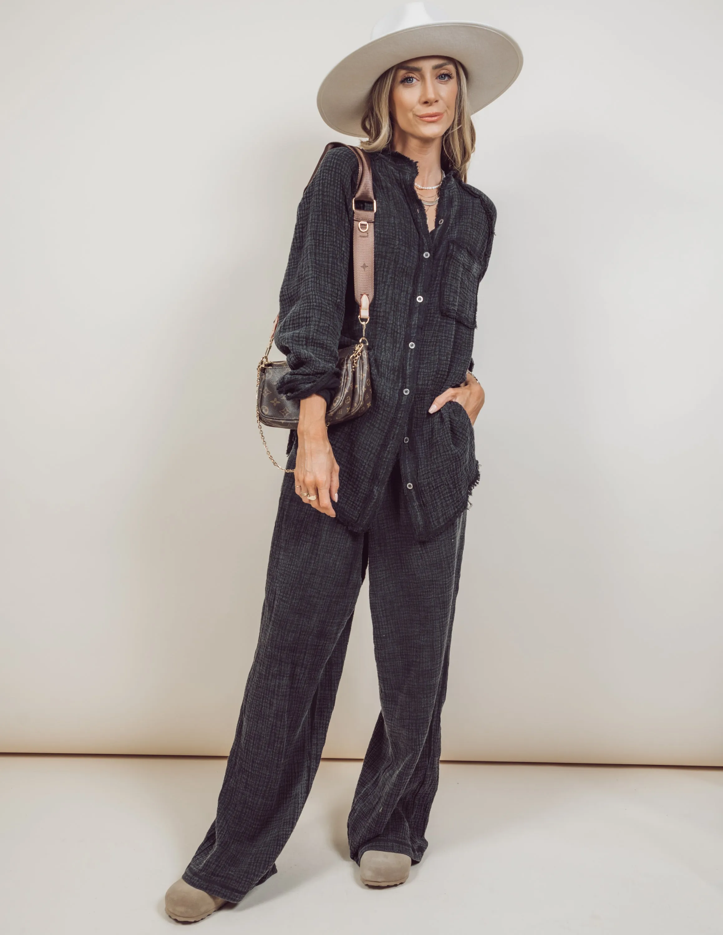 Emory Wide Leg Pants sold by Shop Stevie product image thumbnail 2