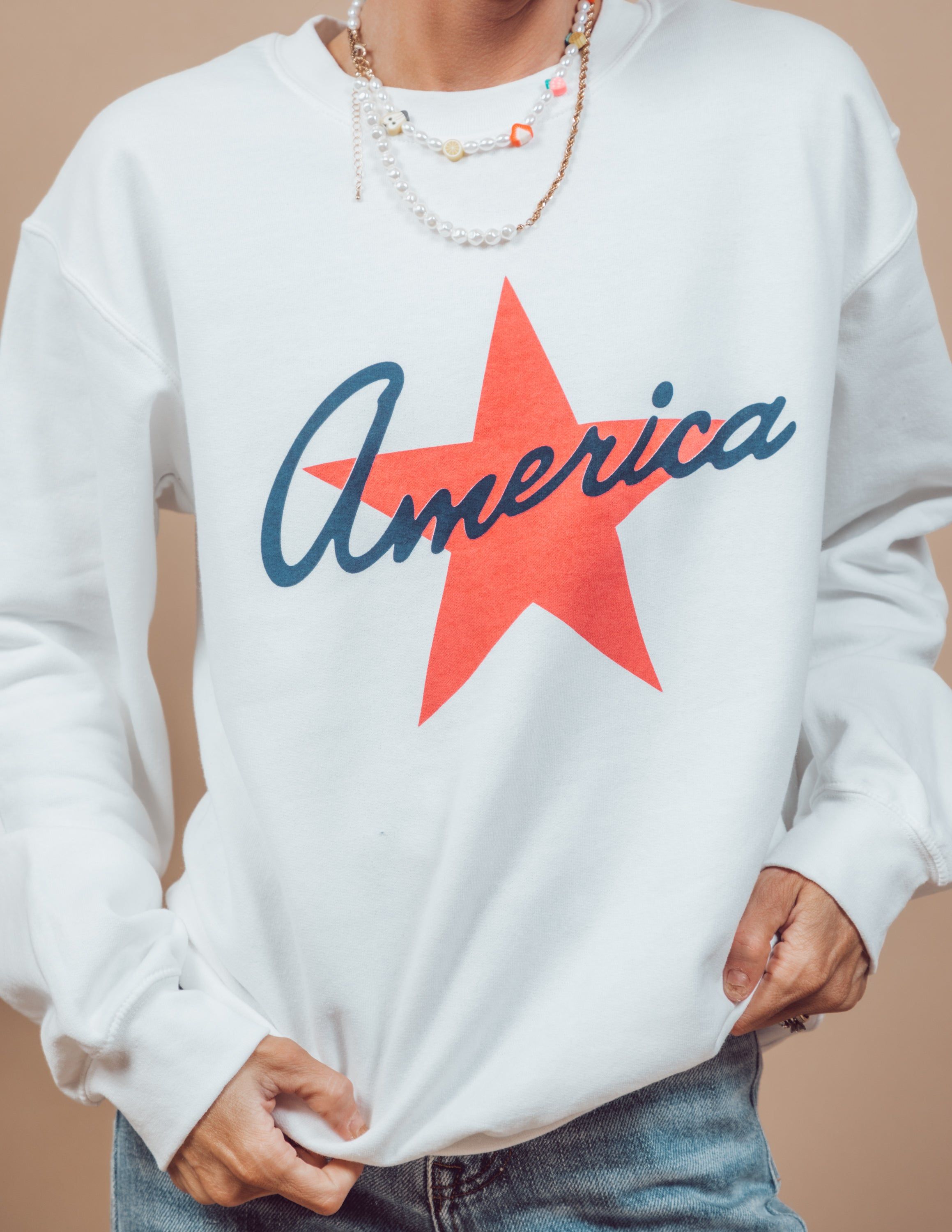 America Graphic Sweatshirt sold by Shop Stevie product image thumbnail 4