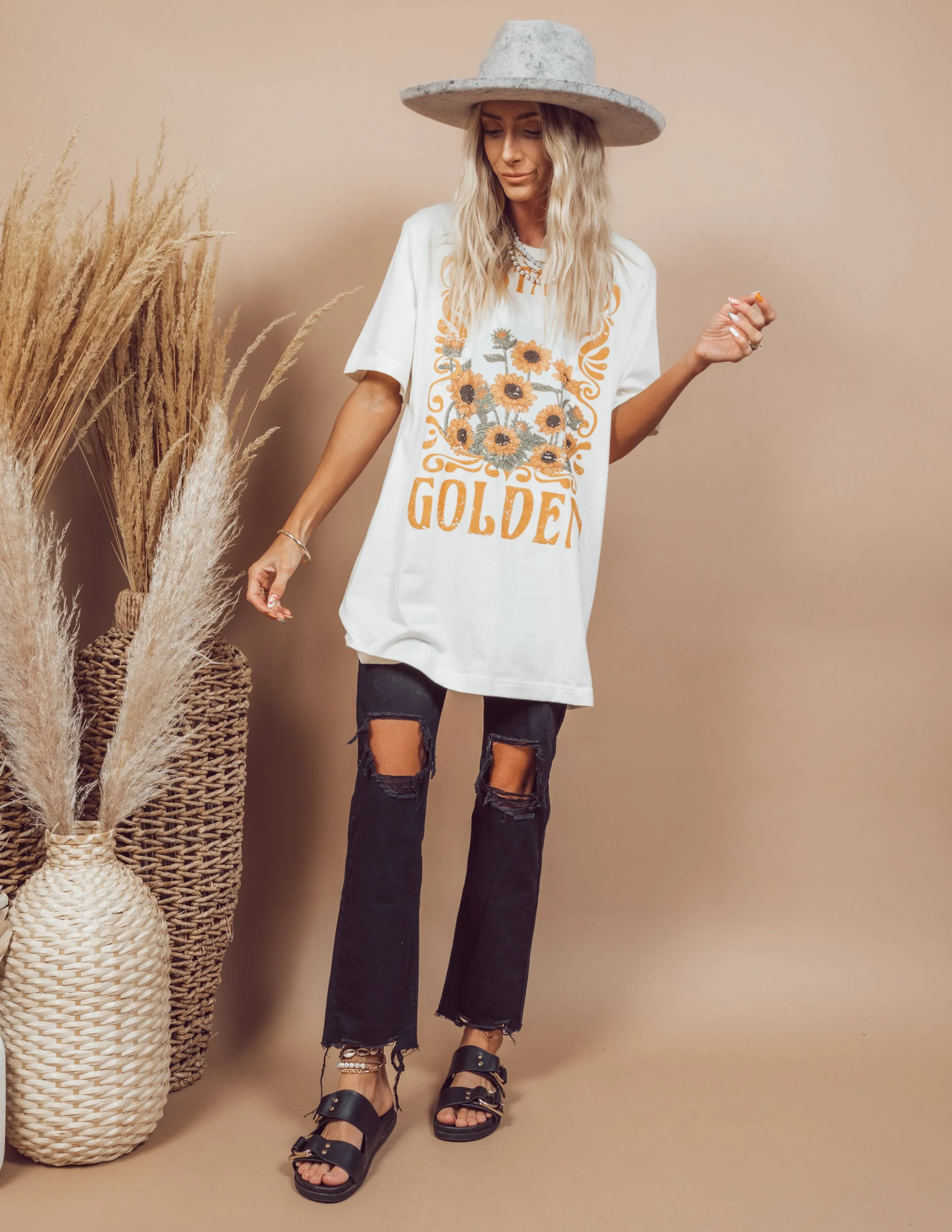 Stay Golden Graphic Tee sold by Shop Stevie product image thumbnail 5