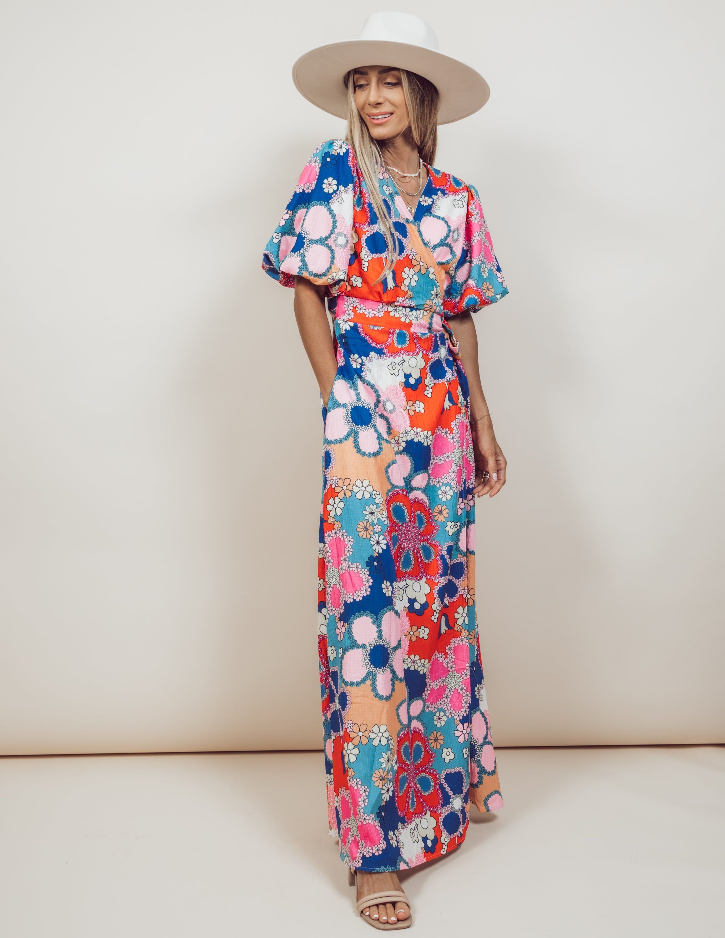 Arabella Wrap Dress sold by Shop Stevie