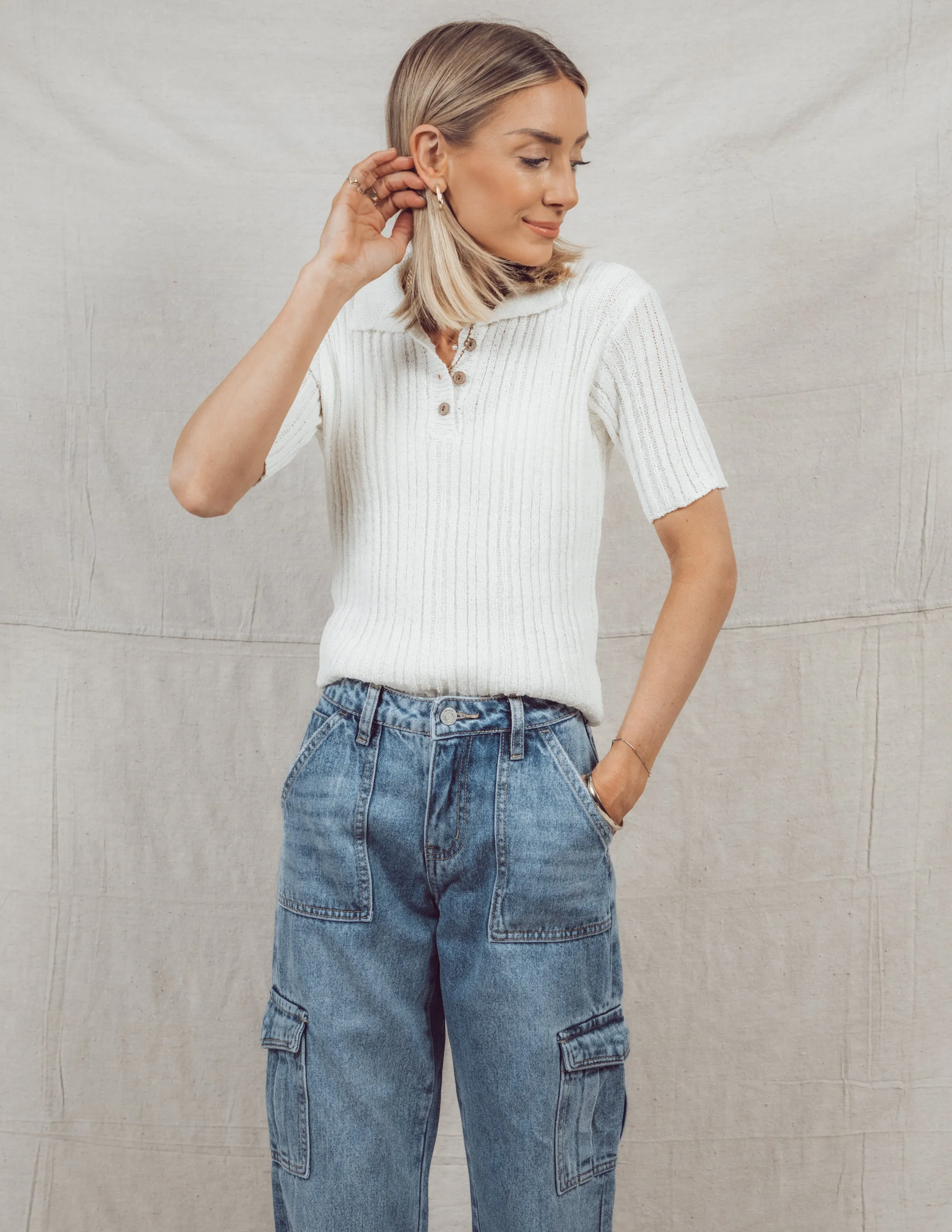 Jackie Short Sleeve Top sold by Shop Stevie