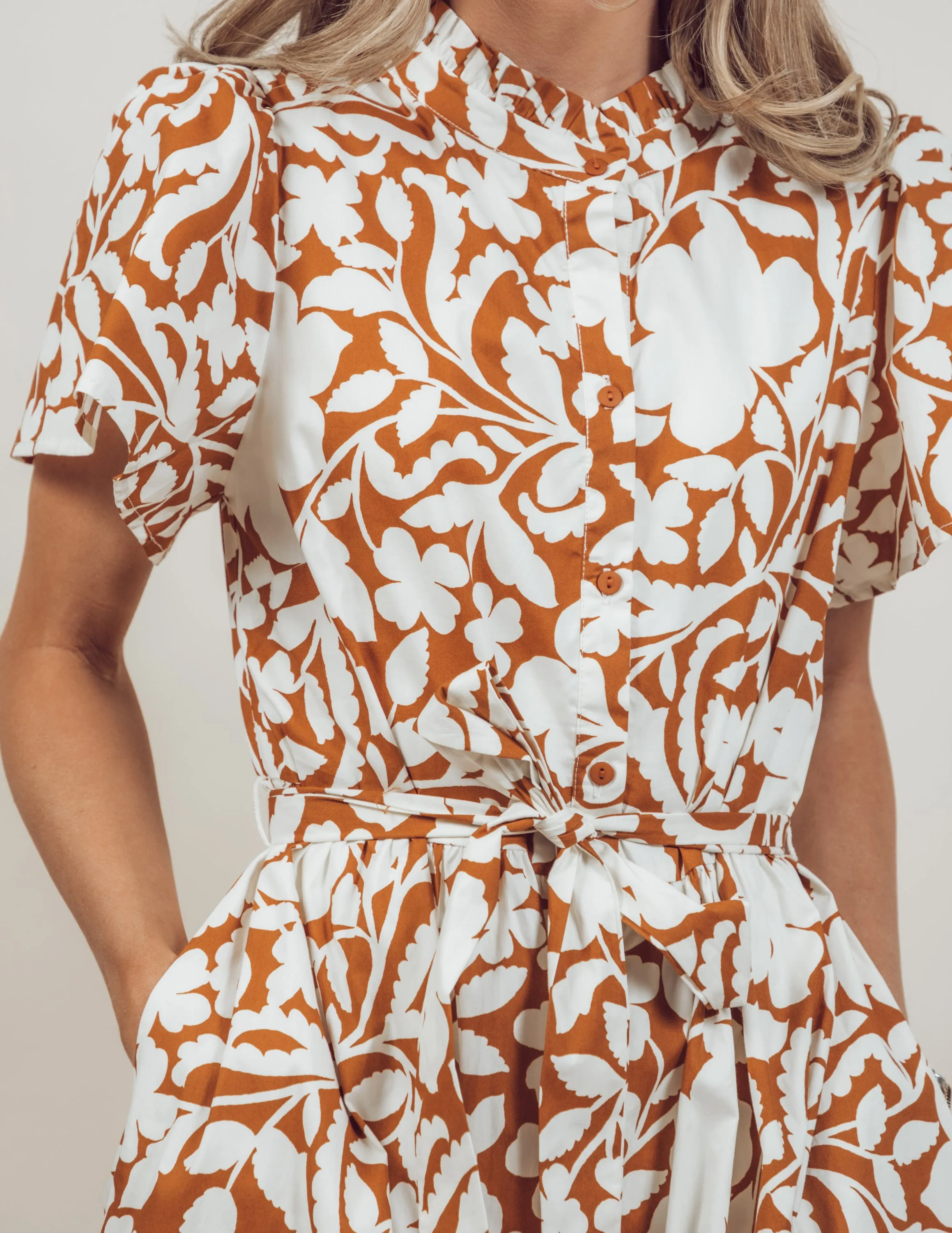Aurelia Floral Midi Dress sold by Shop Stevie product image thumbnail 4