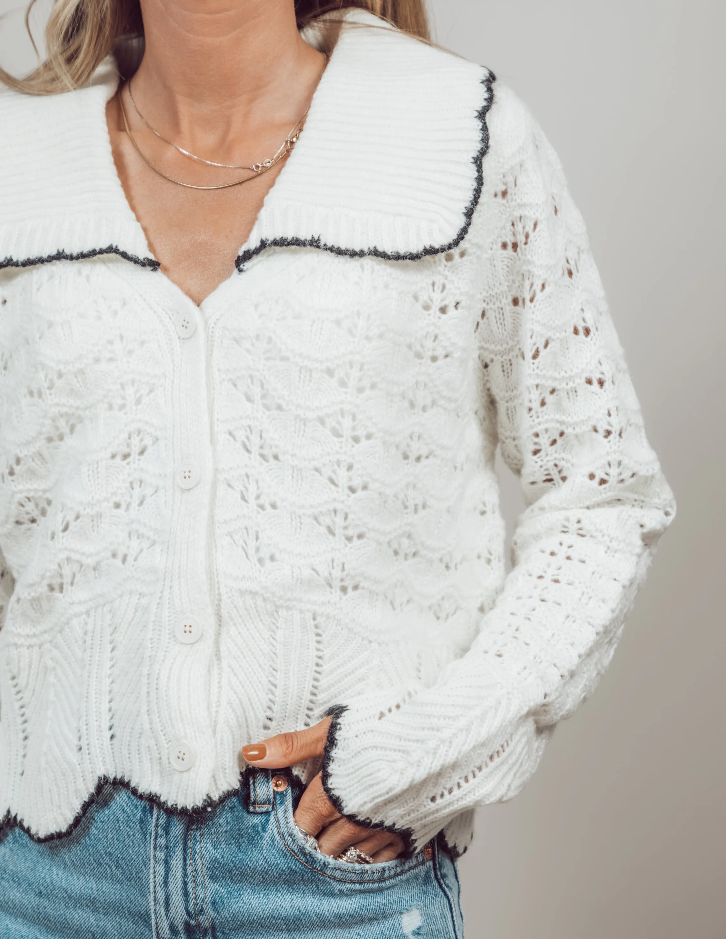 Quin Cardigan Sweater sold by Shop Stevie product image thumbnail 5