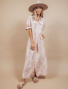 Stacy Floral Maxi Dress sold by Shop Stevie