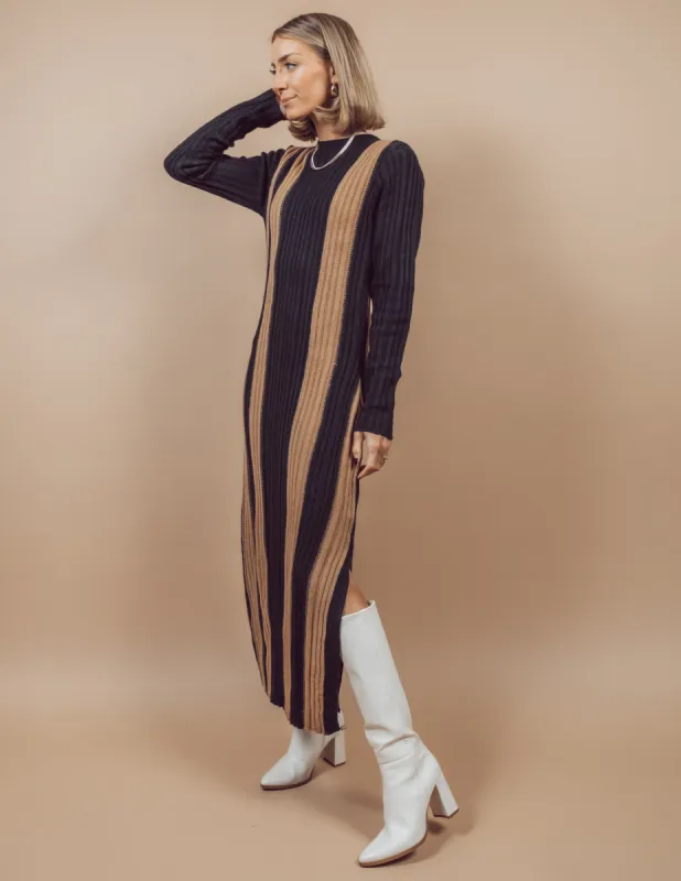 Jen Striped Sweater Dress sold by Shop Stevie