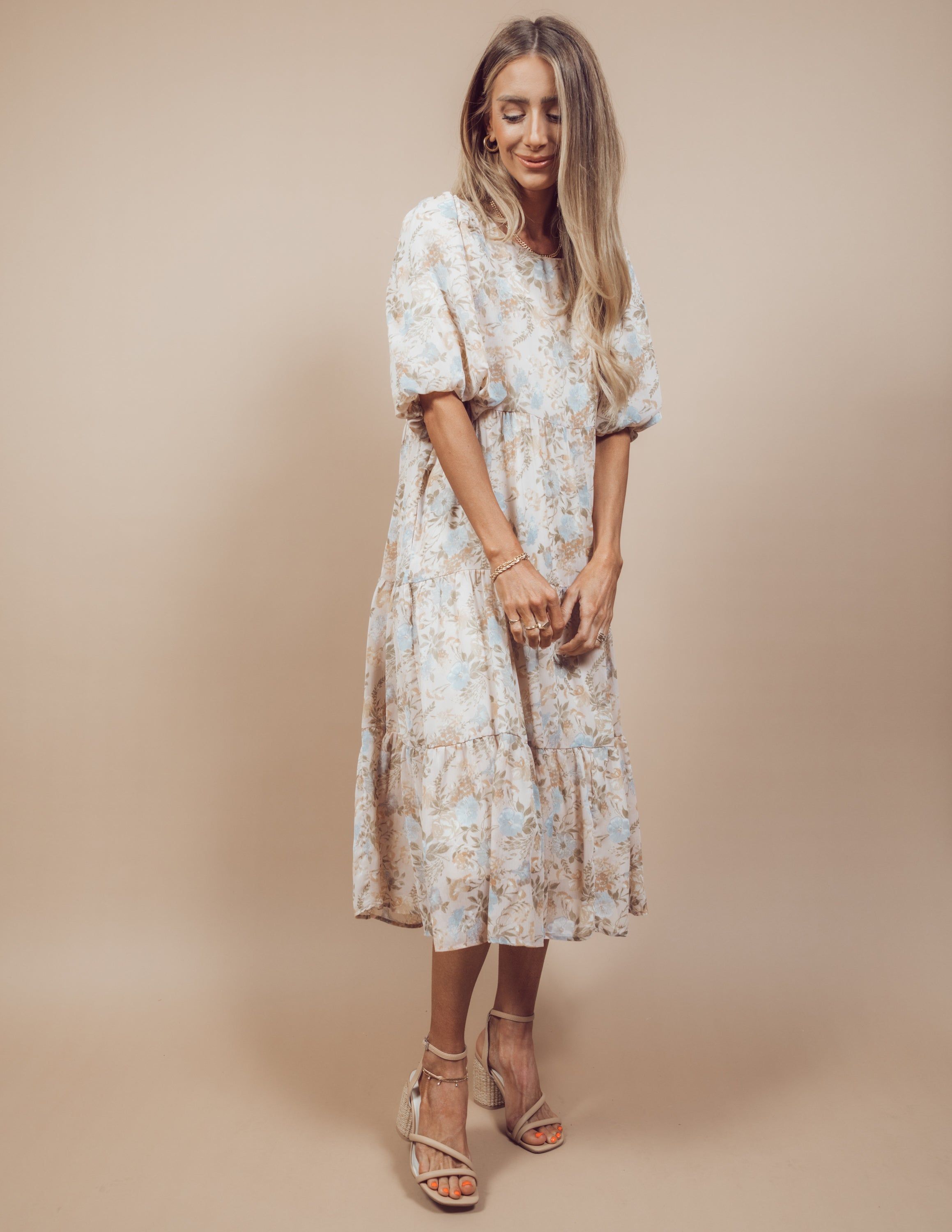 Milani Floral Chiffon Dress sold by Shop Stevie product image thumbnail 11