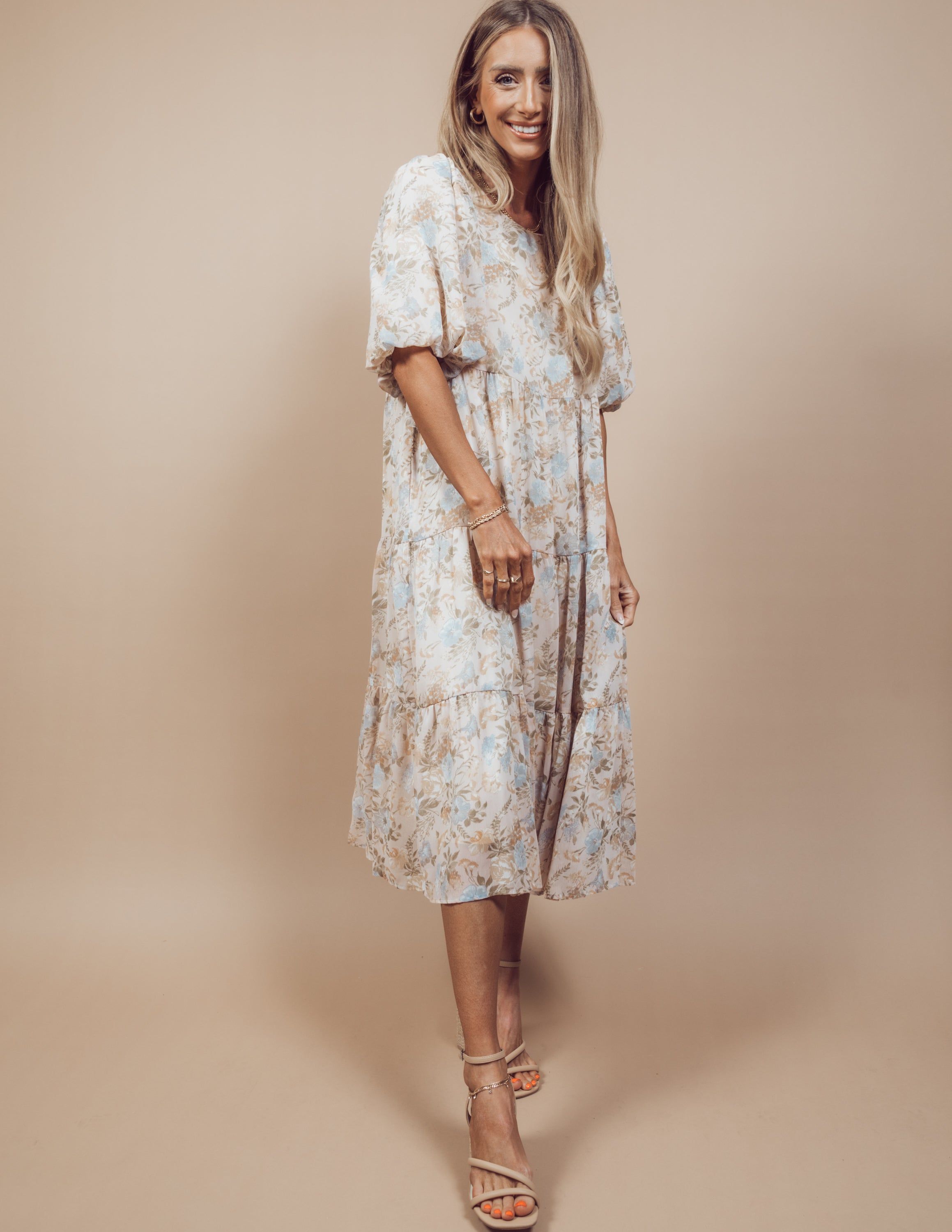 Milani Floral Chiffon Dress sold by Shop Stevie product image thumbnail 8