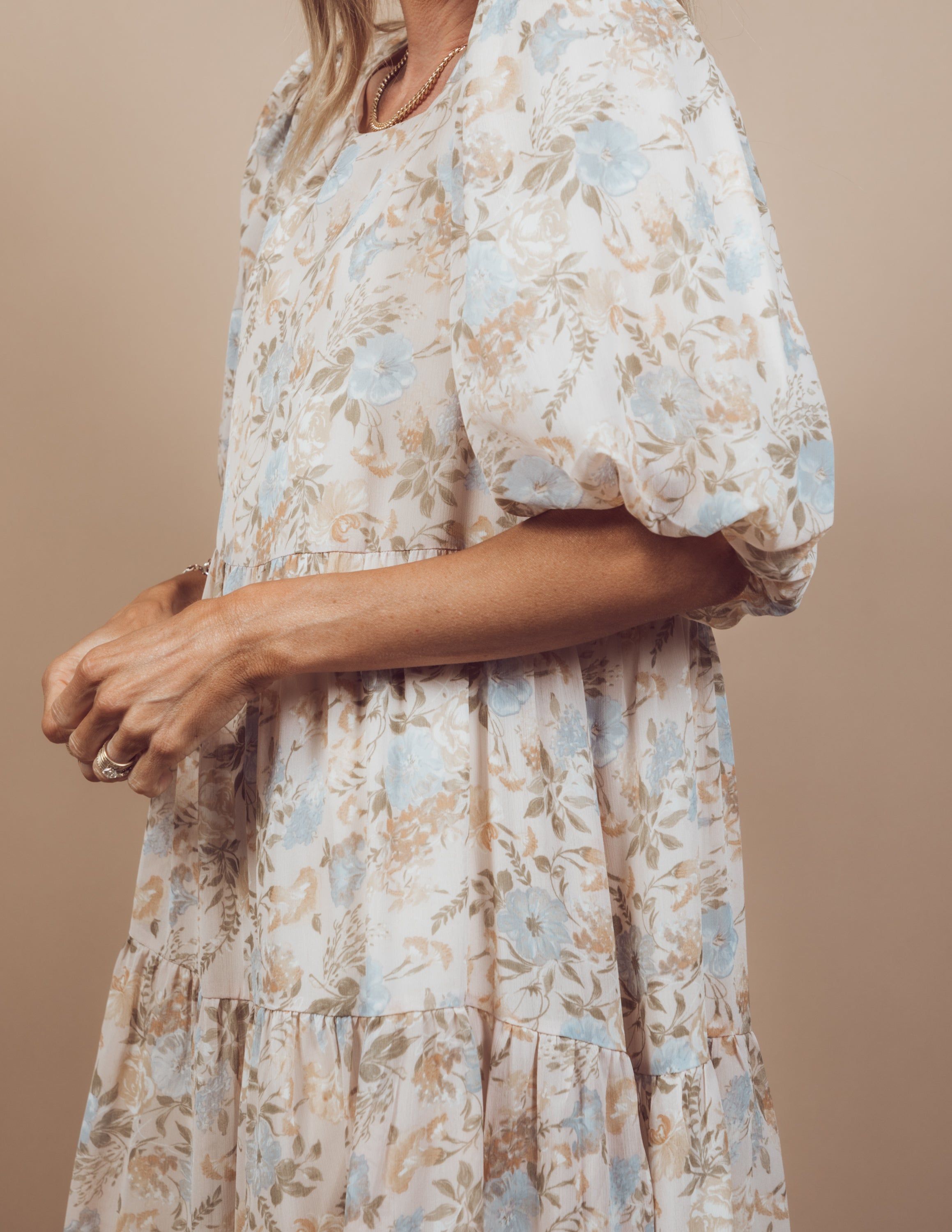 Milani Floral Chiffon Dress sold by Shop Stevie product image thumbnail 10