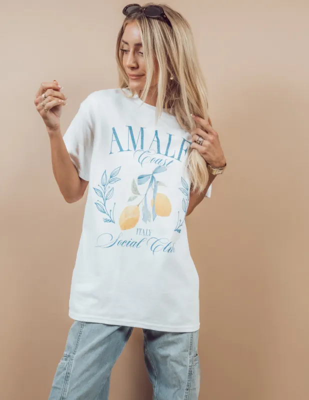 Amalfi Coast Social Club Graphic Tee sold by Shop Stevie