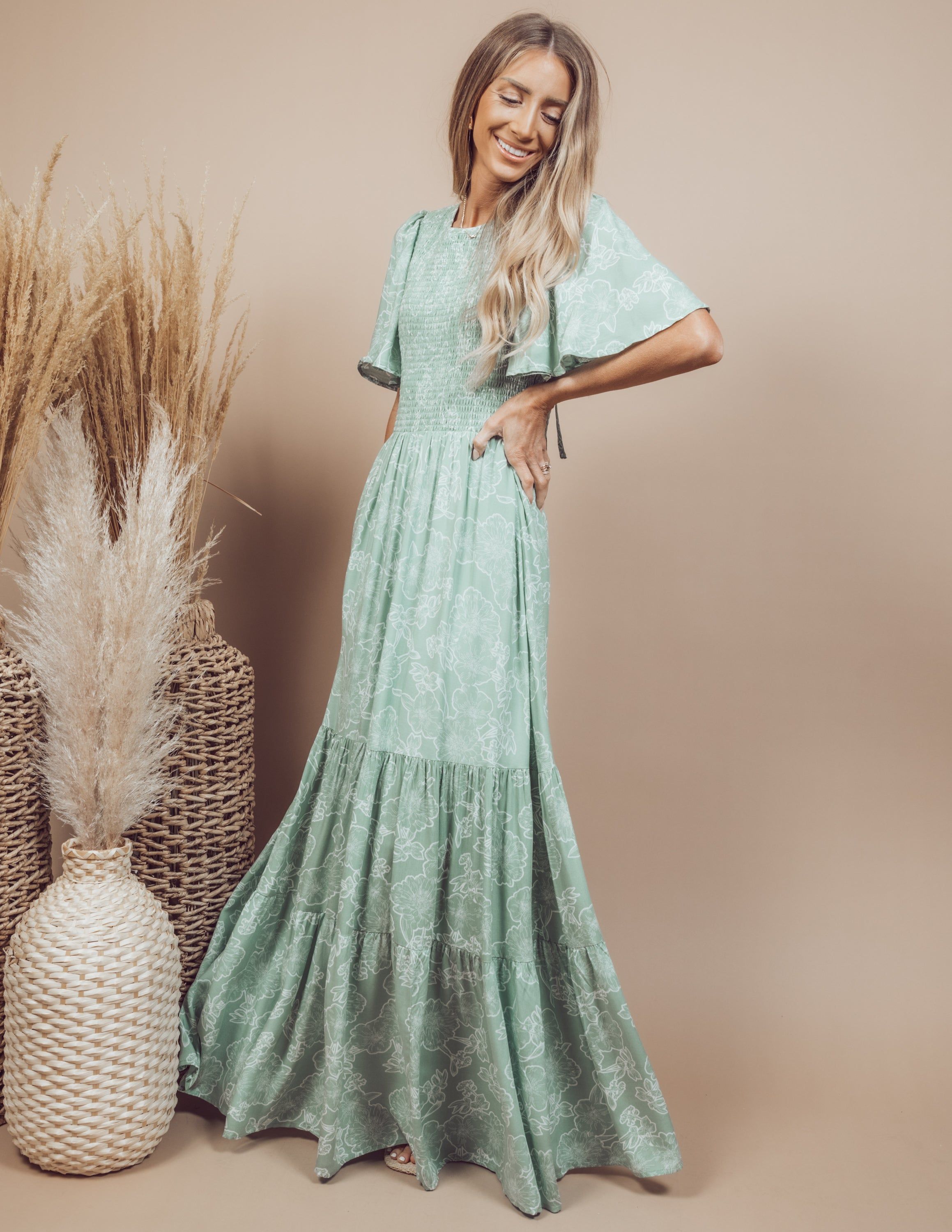 Kimora Printed Maxi Dress sold by Shop Stevie product image thumbnail 2