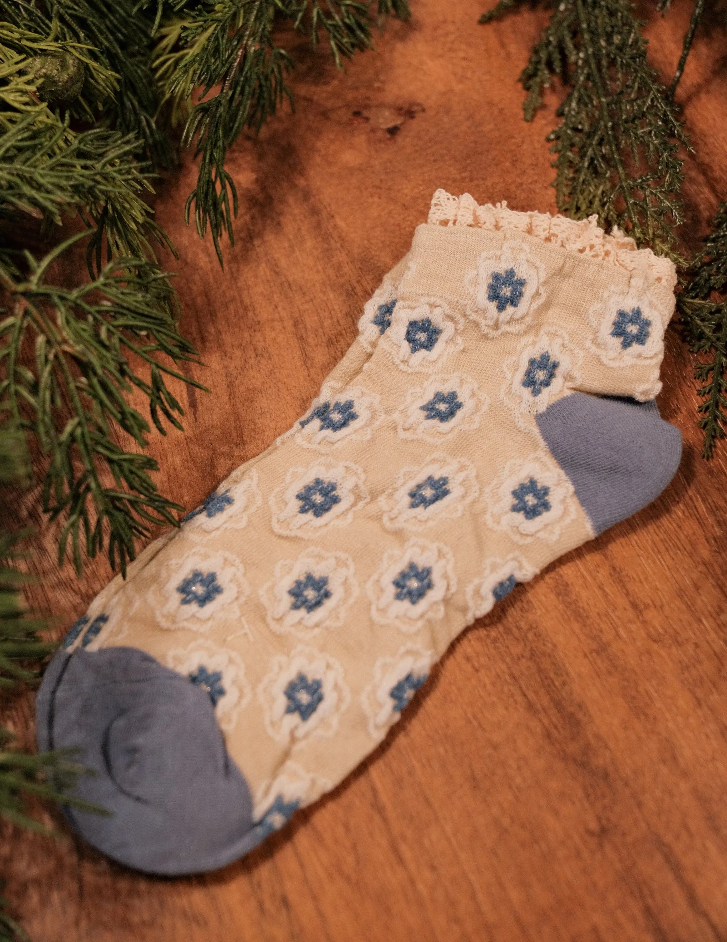 Lily Detail Socks sold by Shop Stevie