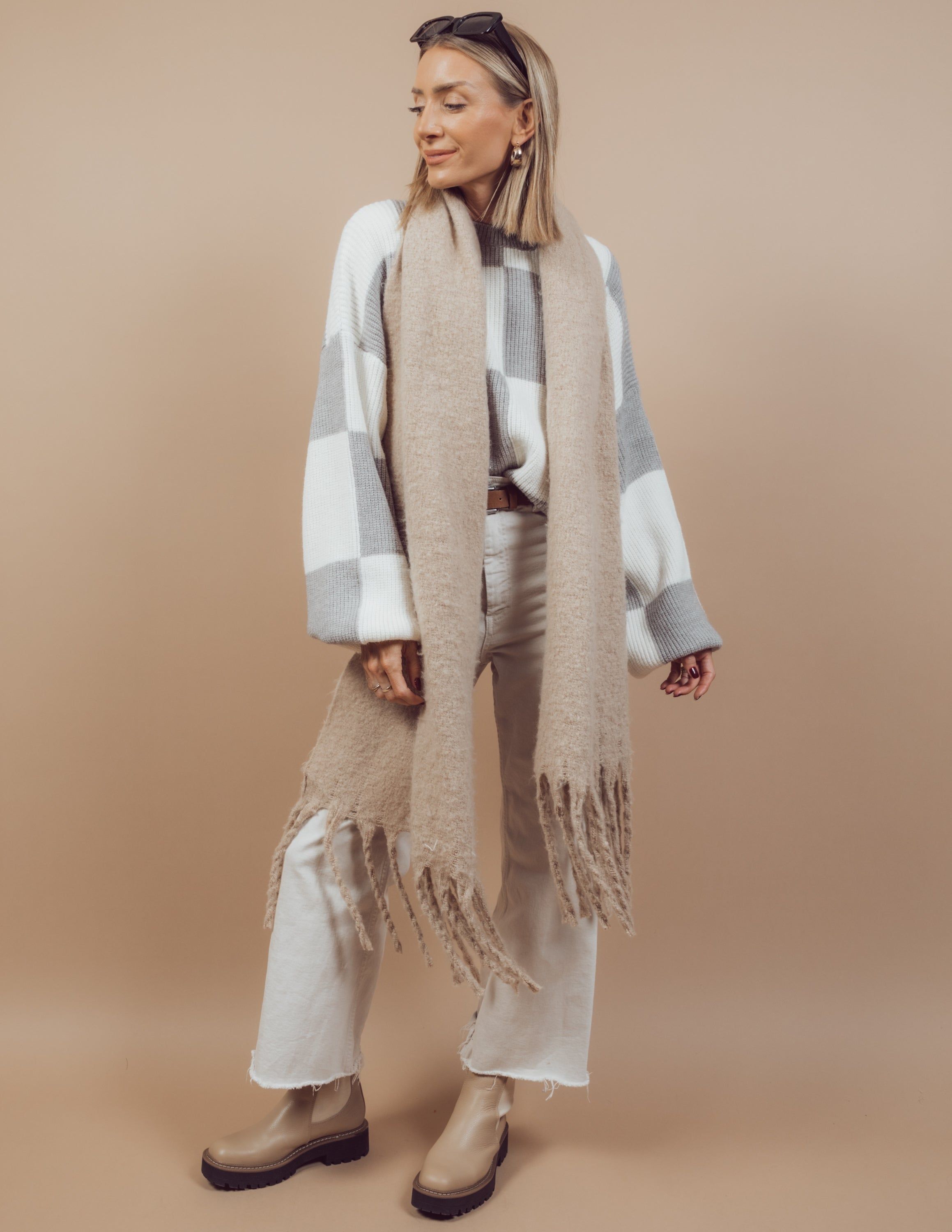 Josilyn Checkered Sweater sold by Shop Stevie product image thumbnail 2