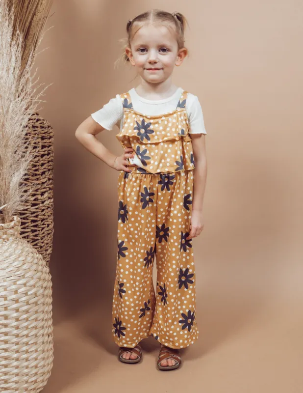 Kids Floral Ruffle Jumpsuit sold by Shop Stevie