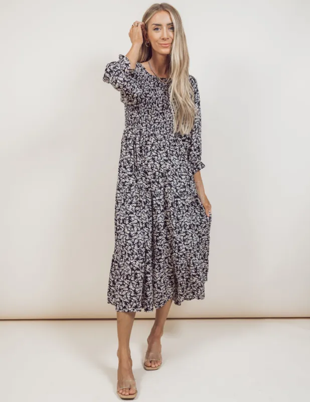 Collins Floral Midi Dress *COMING SOON* sold by Shop Stevie