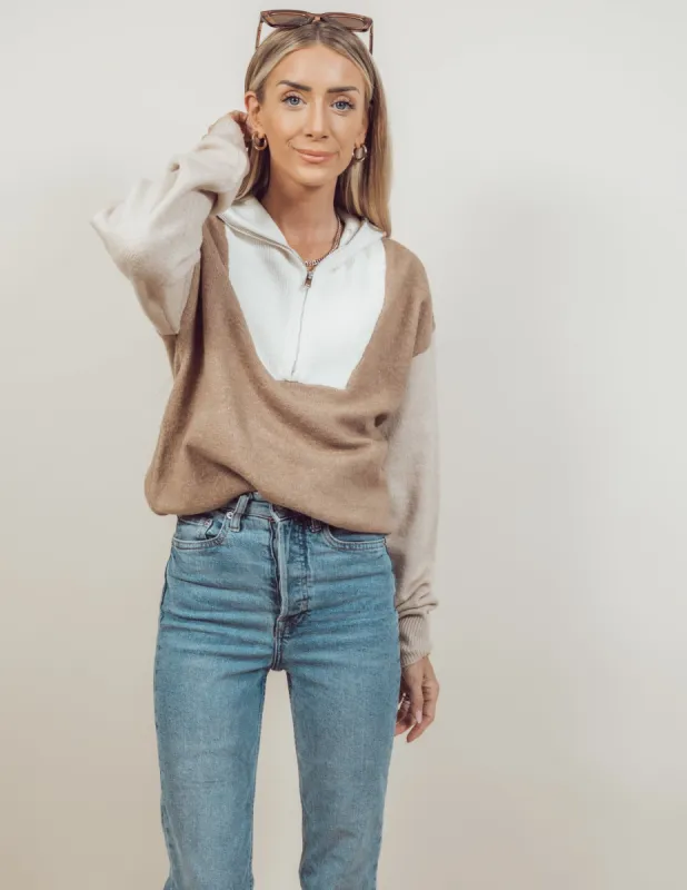 Scarlett Colorblock Pullover sold by Shop Stevie