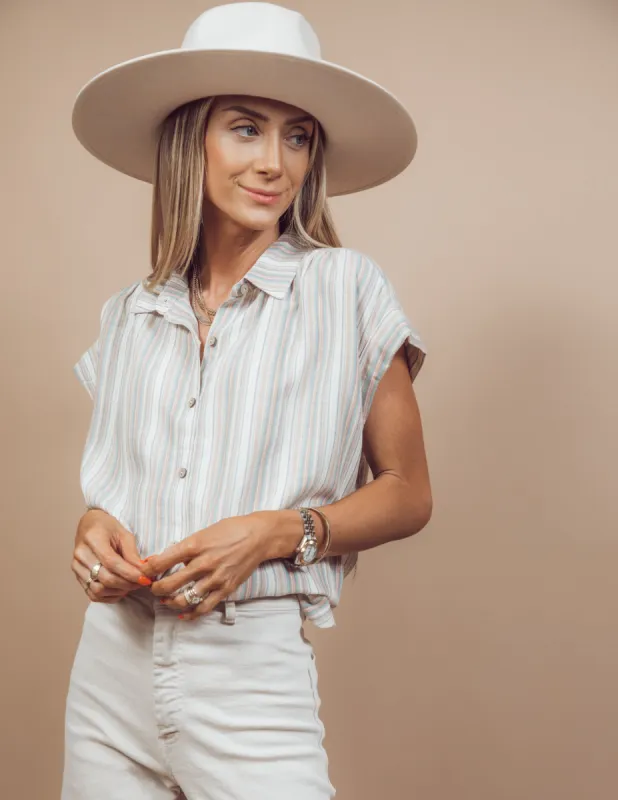 Calliope Striped Top sold by Shop Stevie